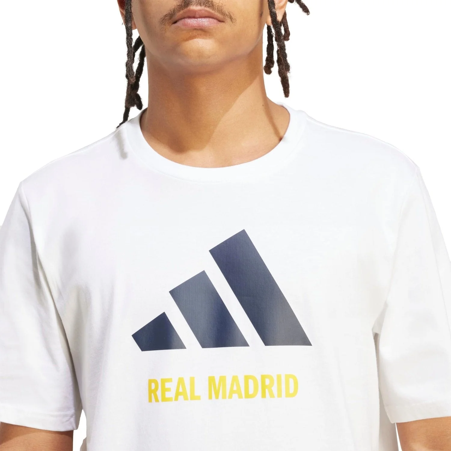 Camiseta Gráfica Hombre adidas SZN 25/26 Blanca - Image 4
