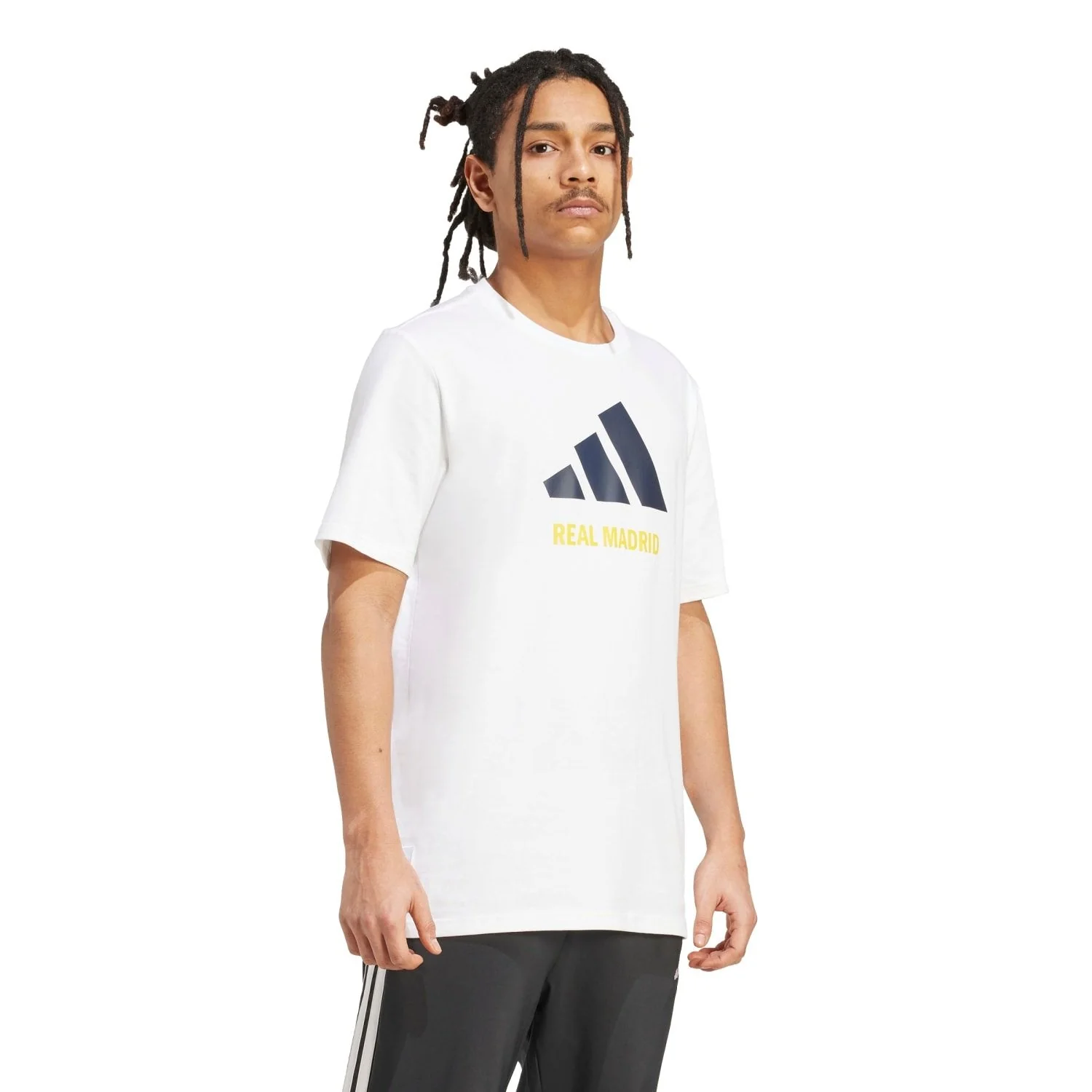 Camiseta Gráfica Hombre adidas SZN 25/26 Blanca - Image 6