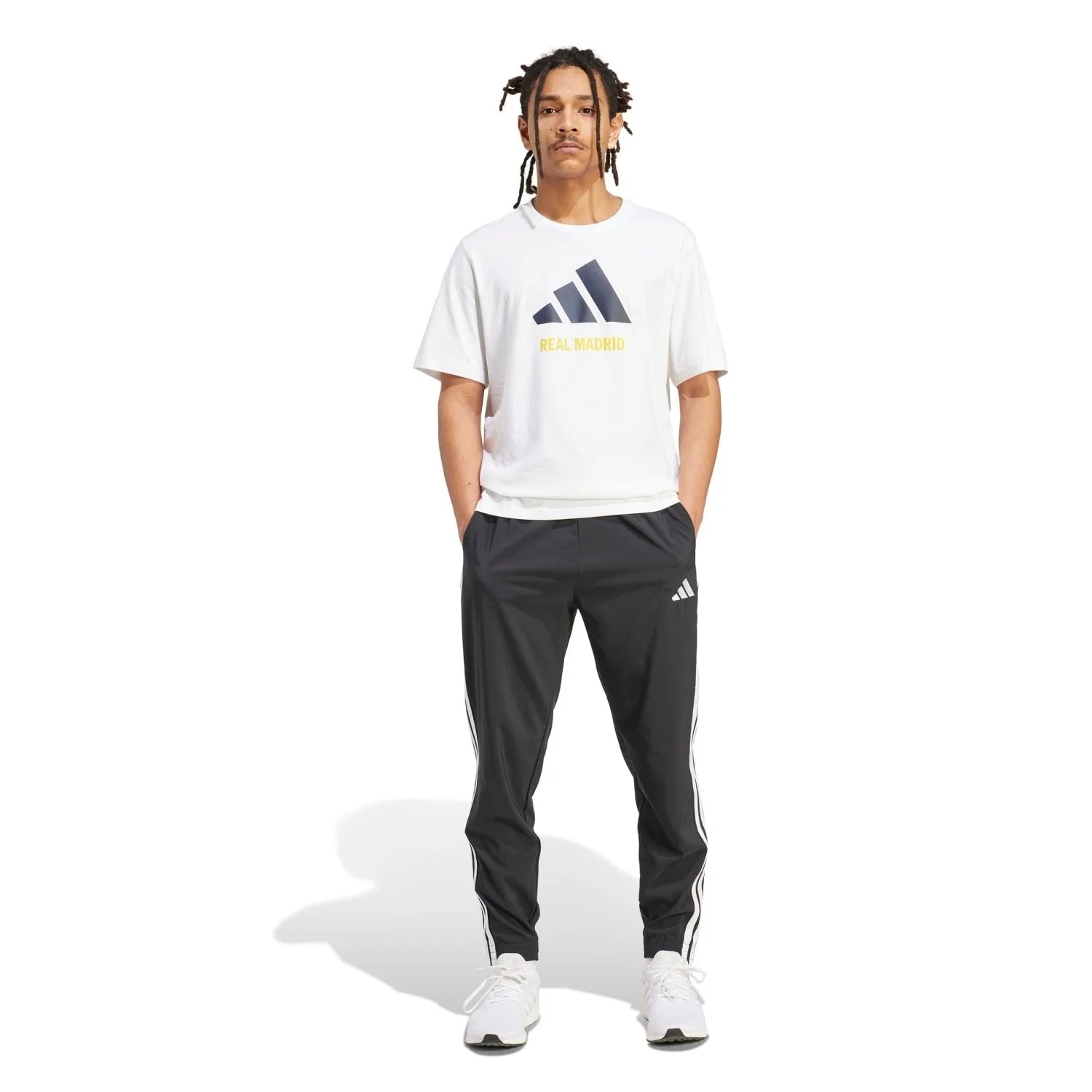 Camiseta Gráfica Hombre adidas SZN 25/26 Blanca - Image 7