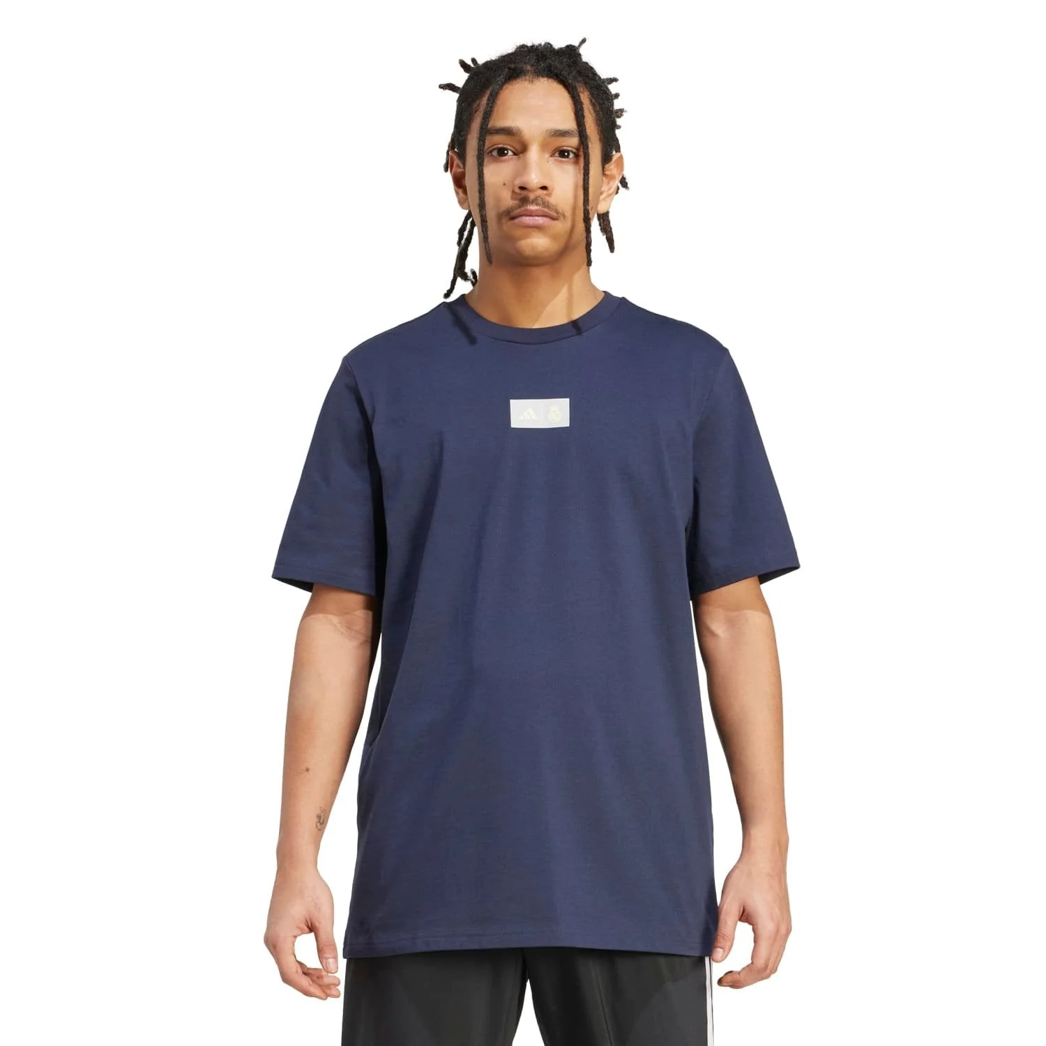Camiseta Gráfica Hombre adidas SZN 25/26 Azul Marino - Image 5