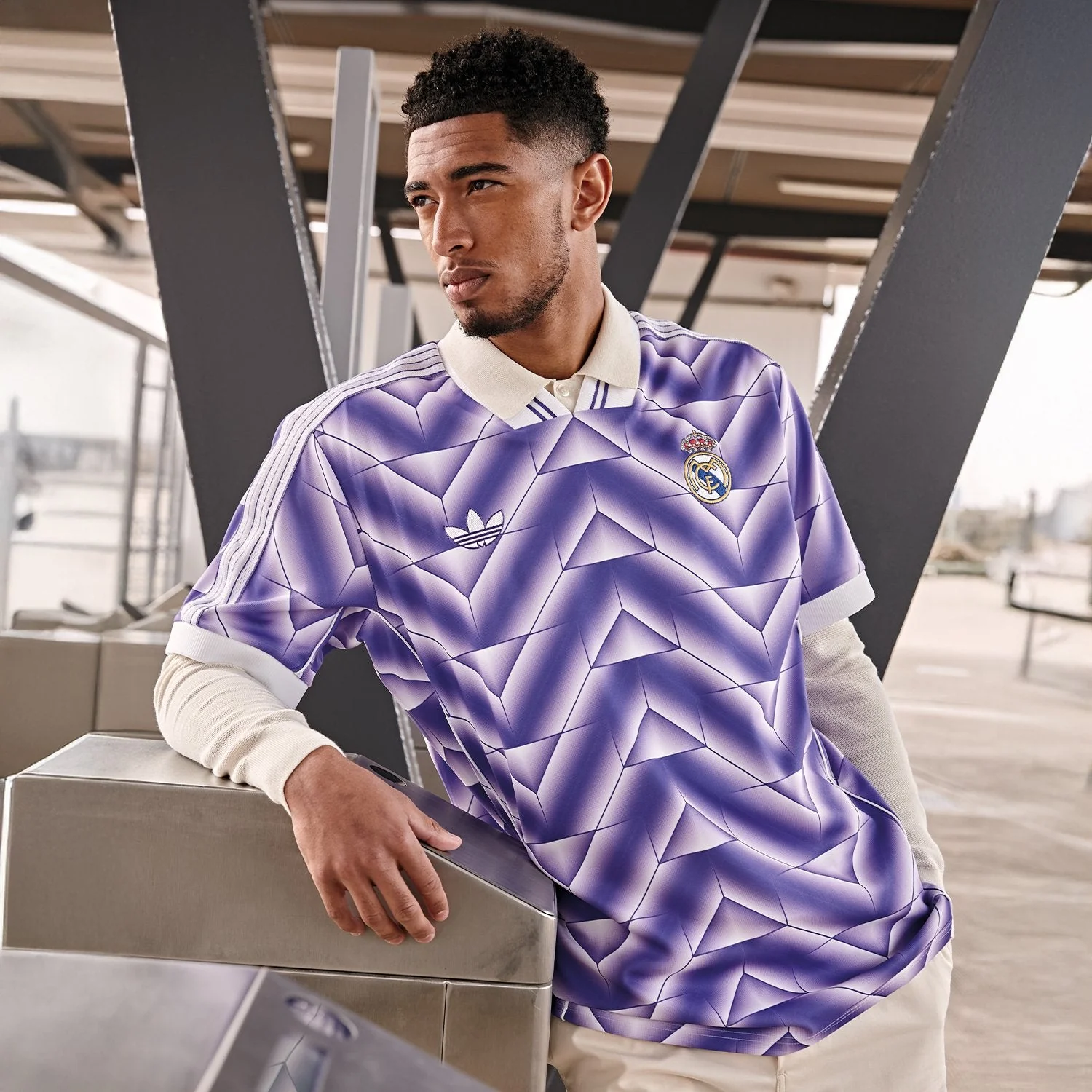 Camiseta Hombre adidas Originals LFSTLR 25/26 Morada - Image 3