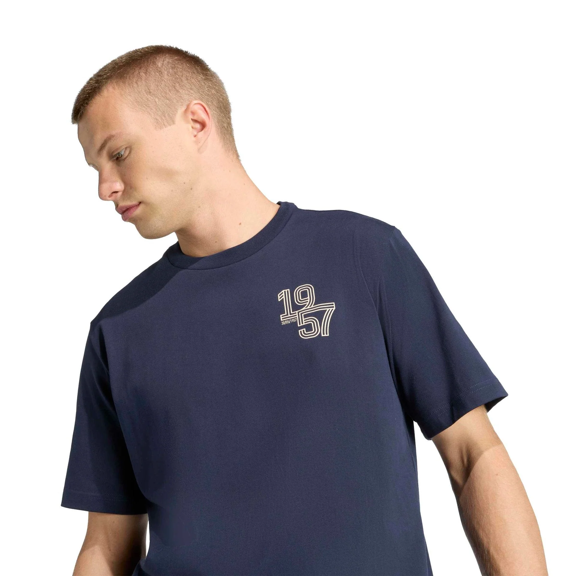 Camiseta Hombre adidas Heritage Pack Azul Marino | 1957 - Image 5