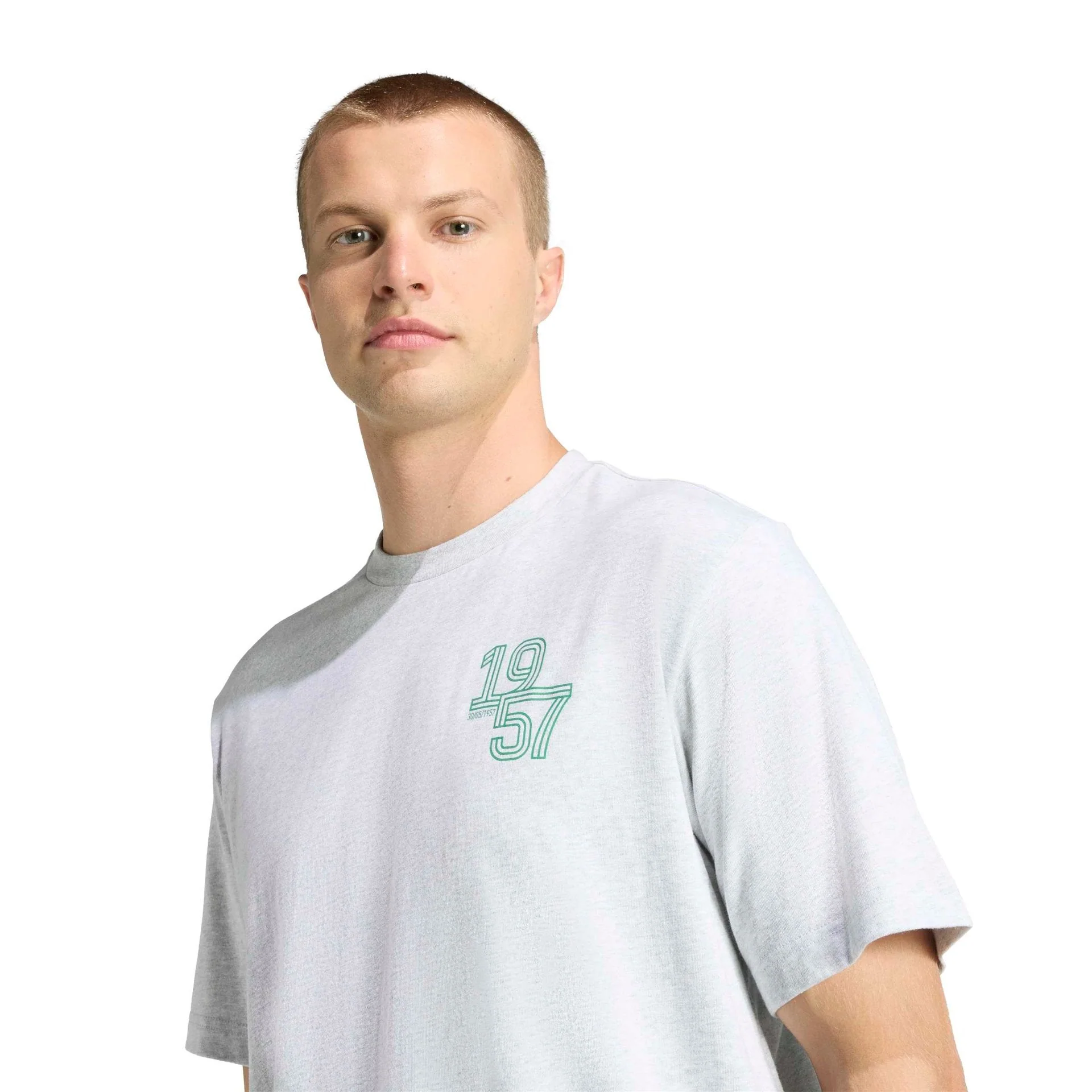 Camiseta Hombre adidas Heritage Pack Gris | 1957 - Image 6