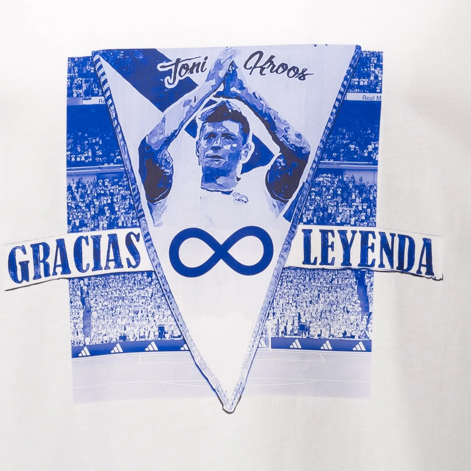 Camiseta Hombre Kroos adidas Magic Moments Blanca - Image 3