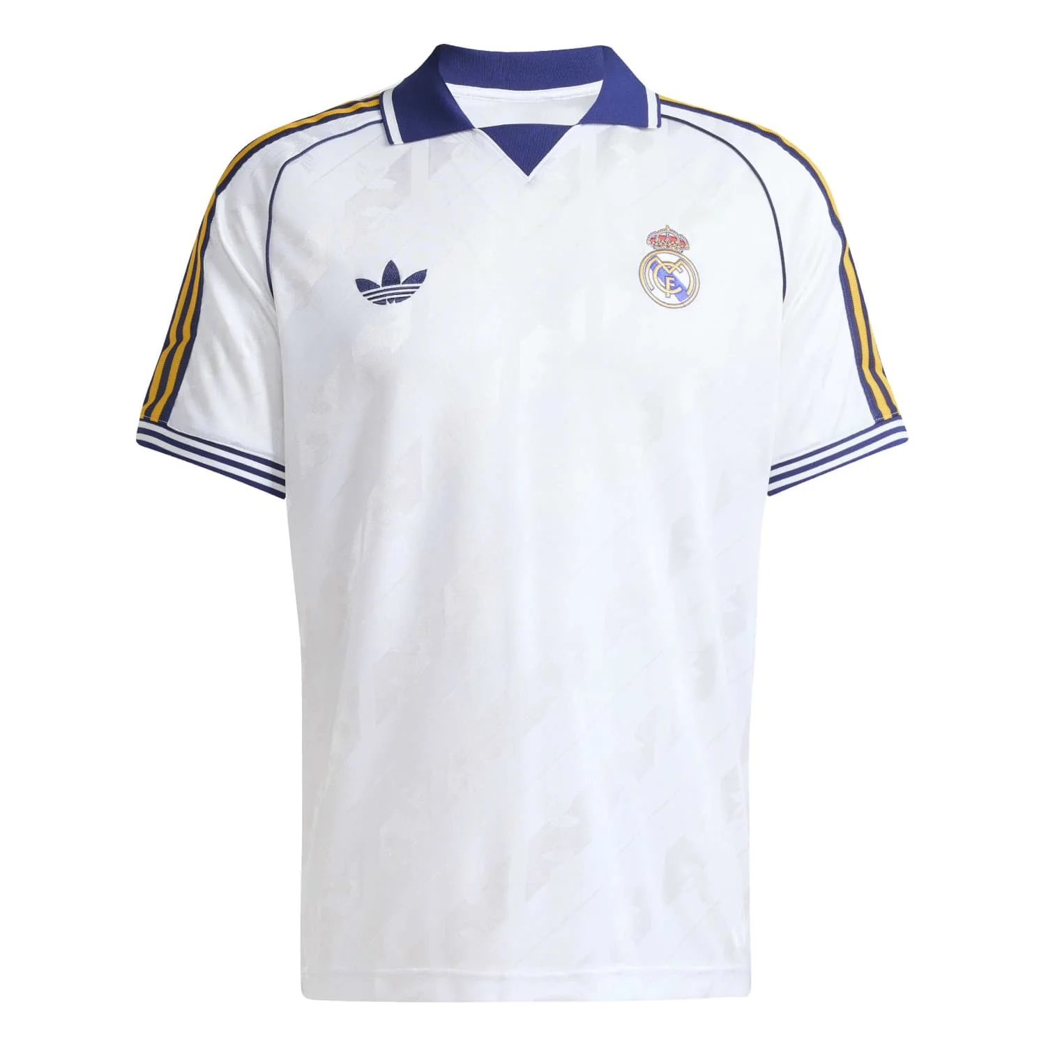 Camiseta Cuello Hombre adidas Originals 25/26 Blanca