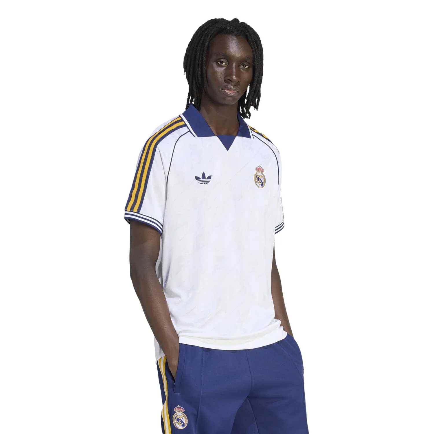Camiseta Cuello Hombre adidas Originals 25/26 Blanca - Image 3