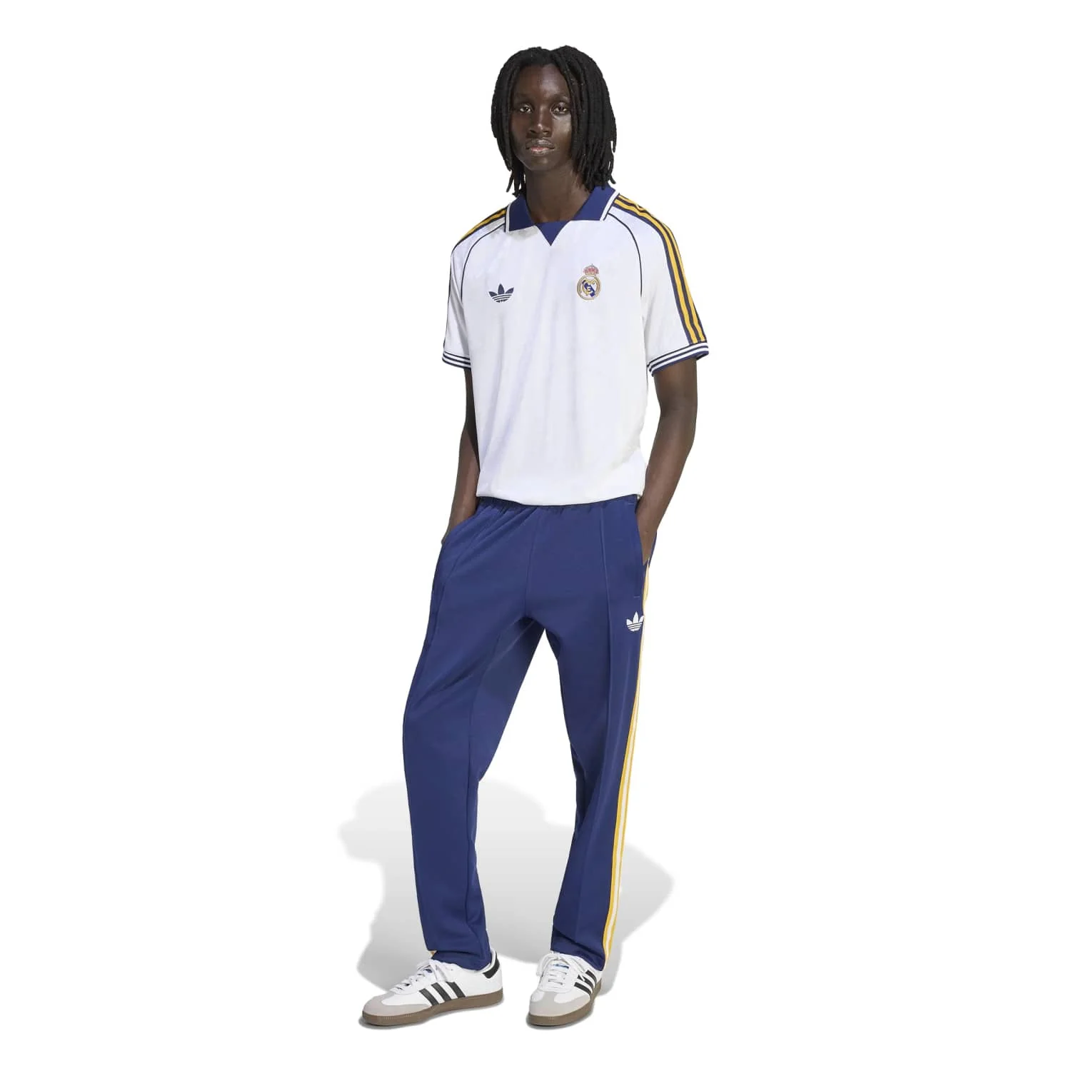 Camiseta Cuello Hombre adidas Originals 25/26 Blanca - Image 5