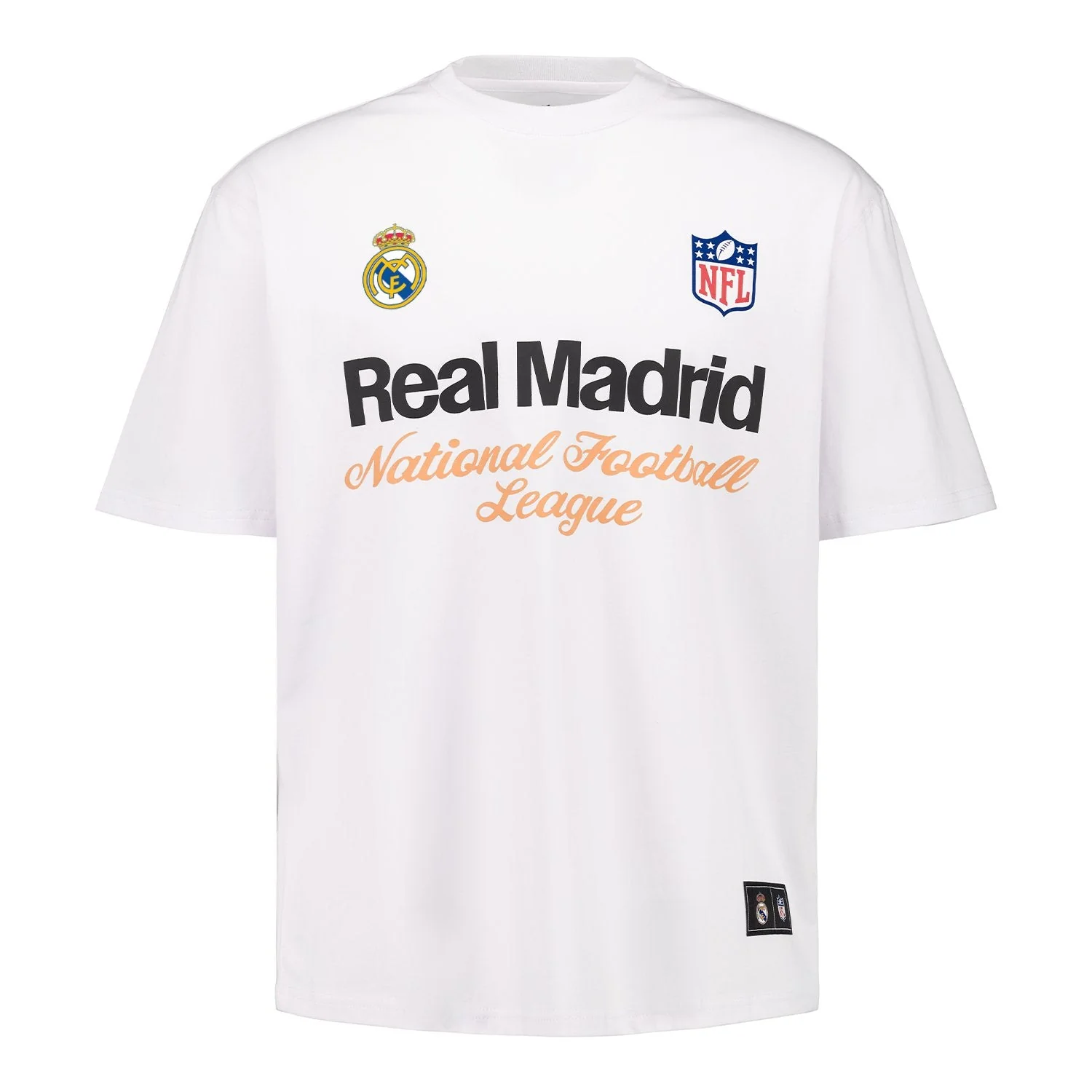 Camiseta Hombre Real Madrid x NFL Blanca