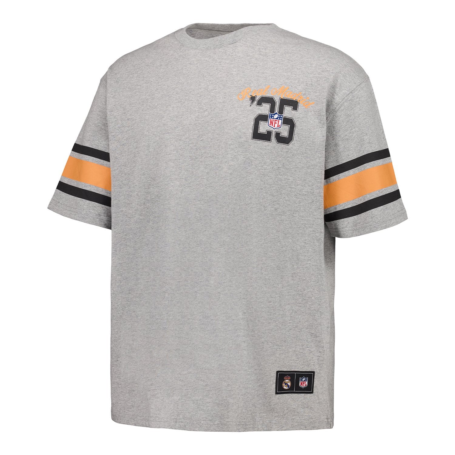Camiseta Hombre Real Madrid x NFL Gris - Image 4
