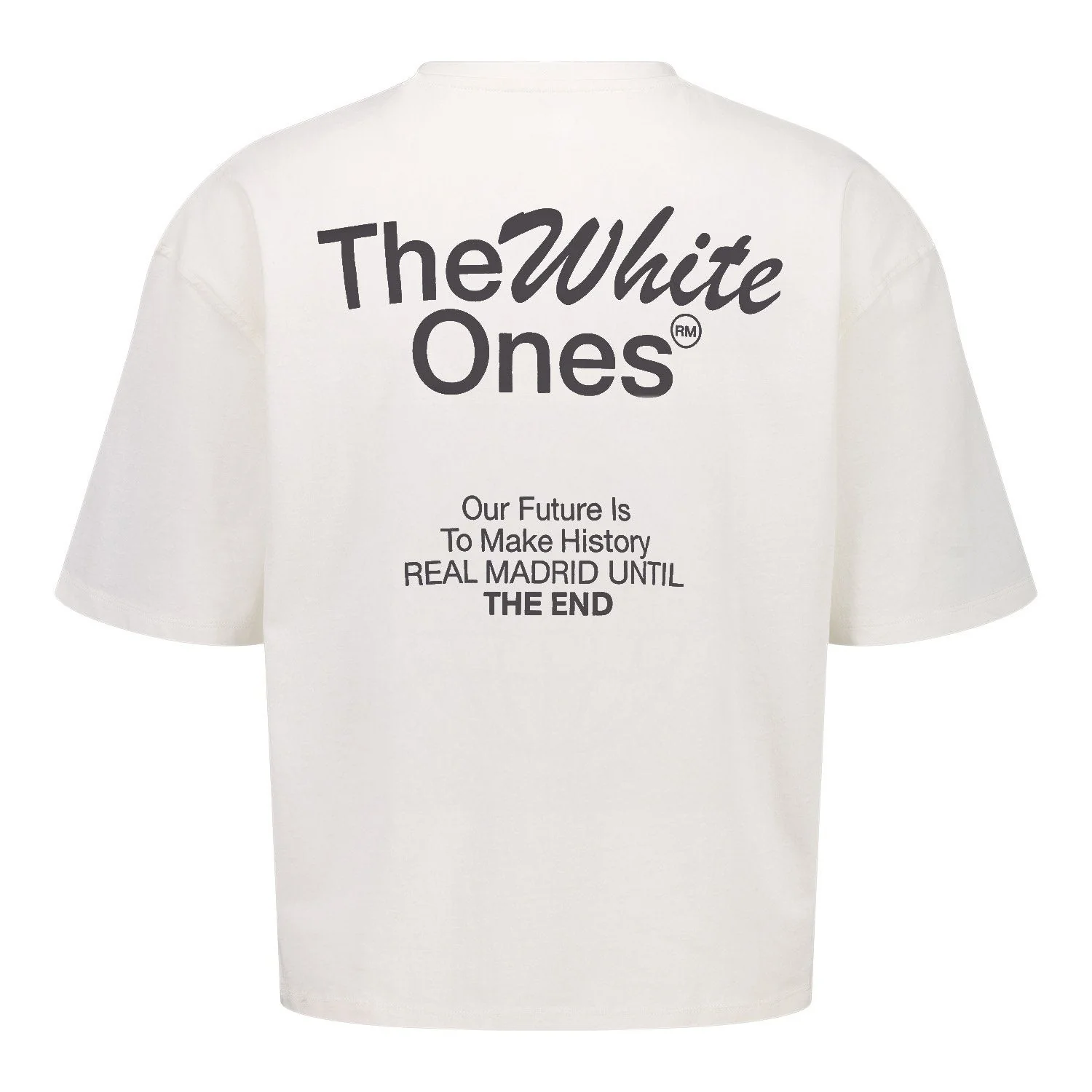 Camiseta Hombre The White Ones Texto Blanca
