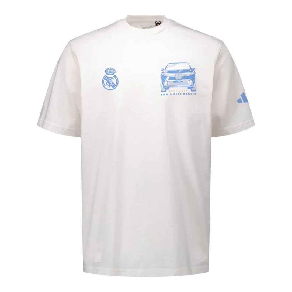 Camiseta adidas BMW Hombre Blanca
