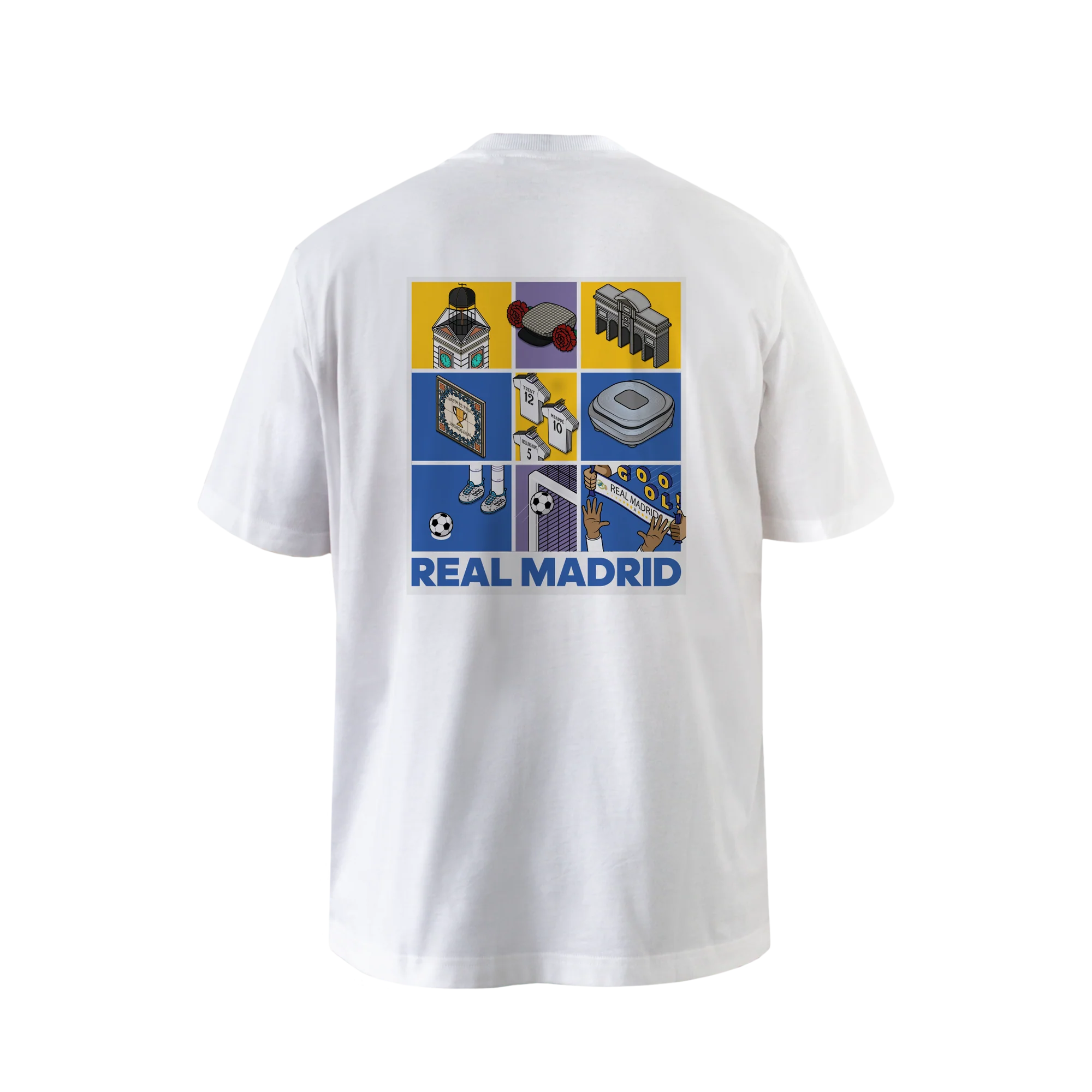 Camiseta Hombre adidas Magic Moments Madrid Blanca