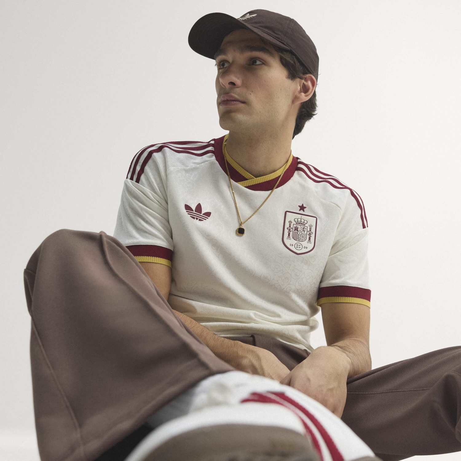 Camiseta Authentic España Hombre Segunda Equipación Mundial 2026 Blanca - Image 10
