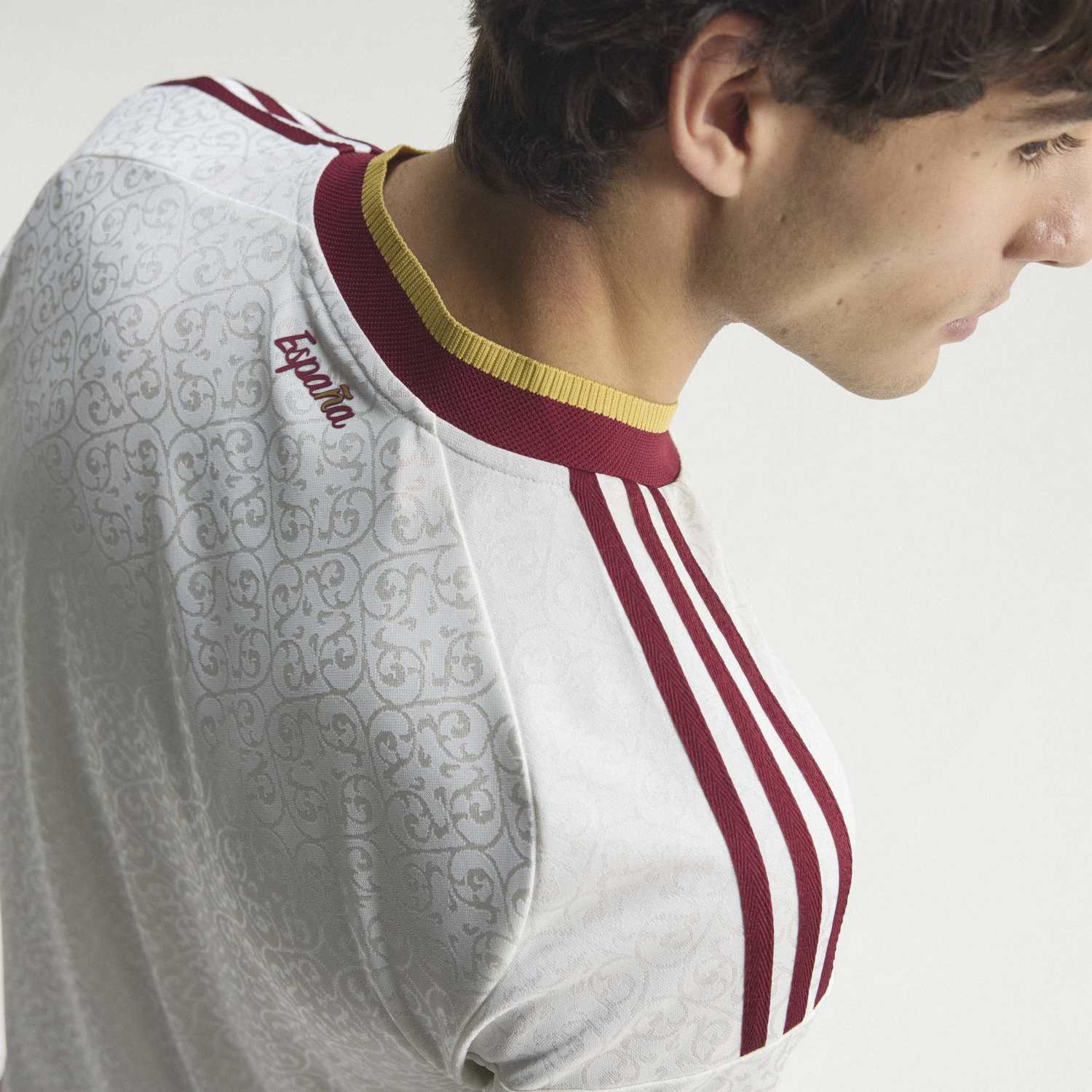 Camiseta Authentic España Hombre Segunda Equipación Mundial 2026 Blanca - Image 11