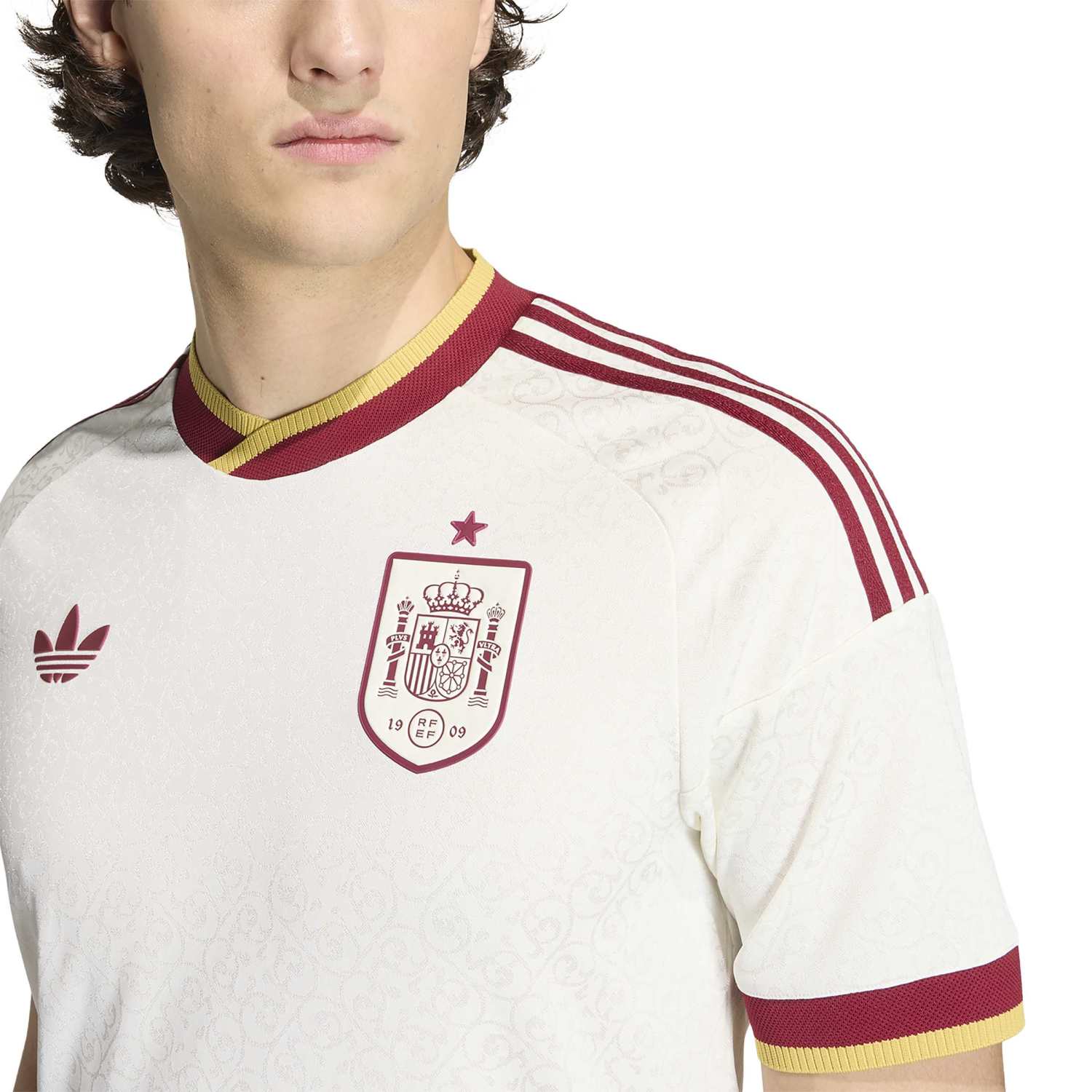 Camiseta Authentic España Hombre Segunda Equipación Mundial 2026 Blanca - Image 8