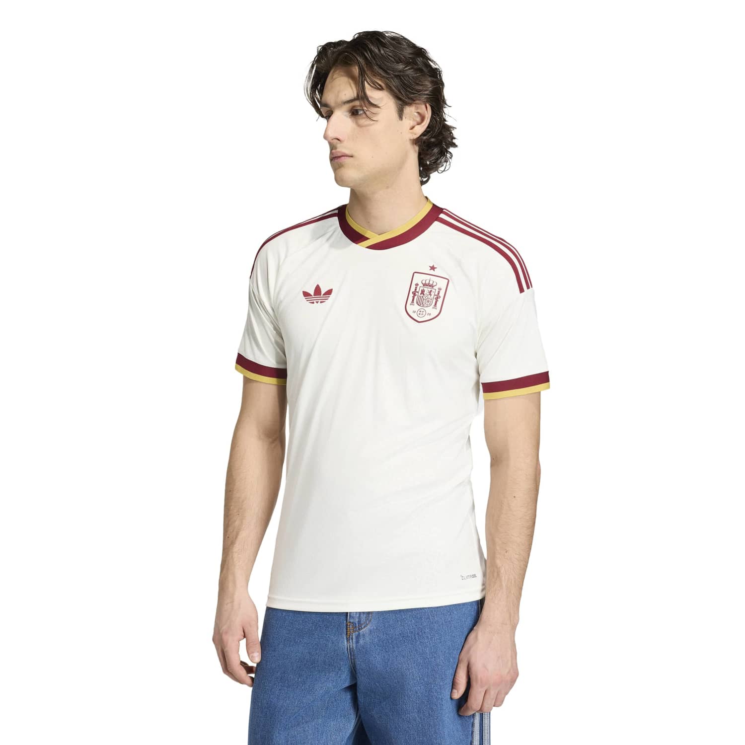 Camiseta España Hombre Segunda Equipación Mundial 2026 Blanca - Image 3