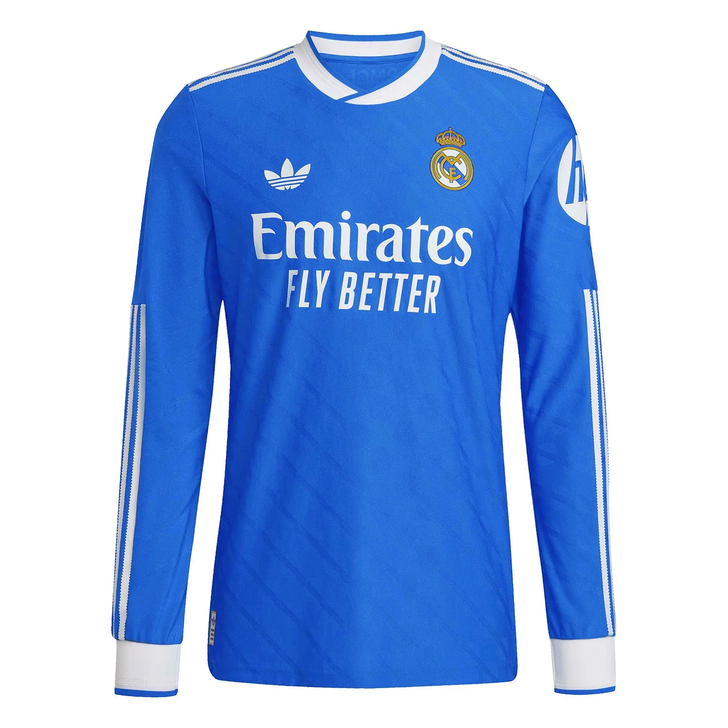 Camiseta Manga Larga Authentic Hombre Tercera Equipación Azul 25/26