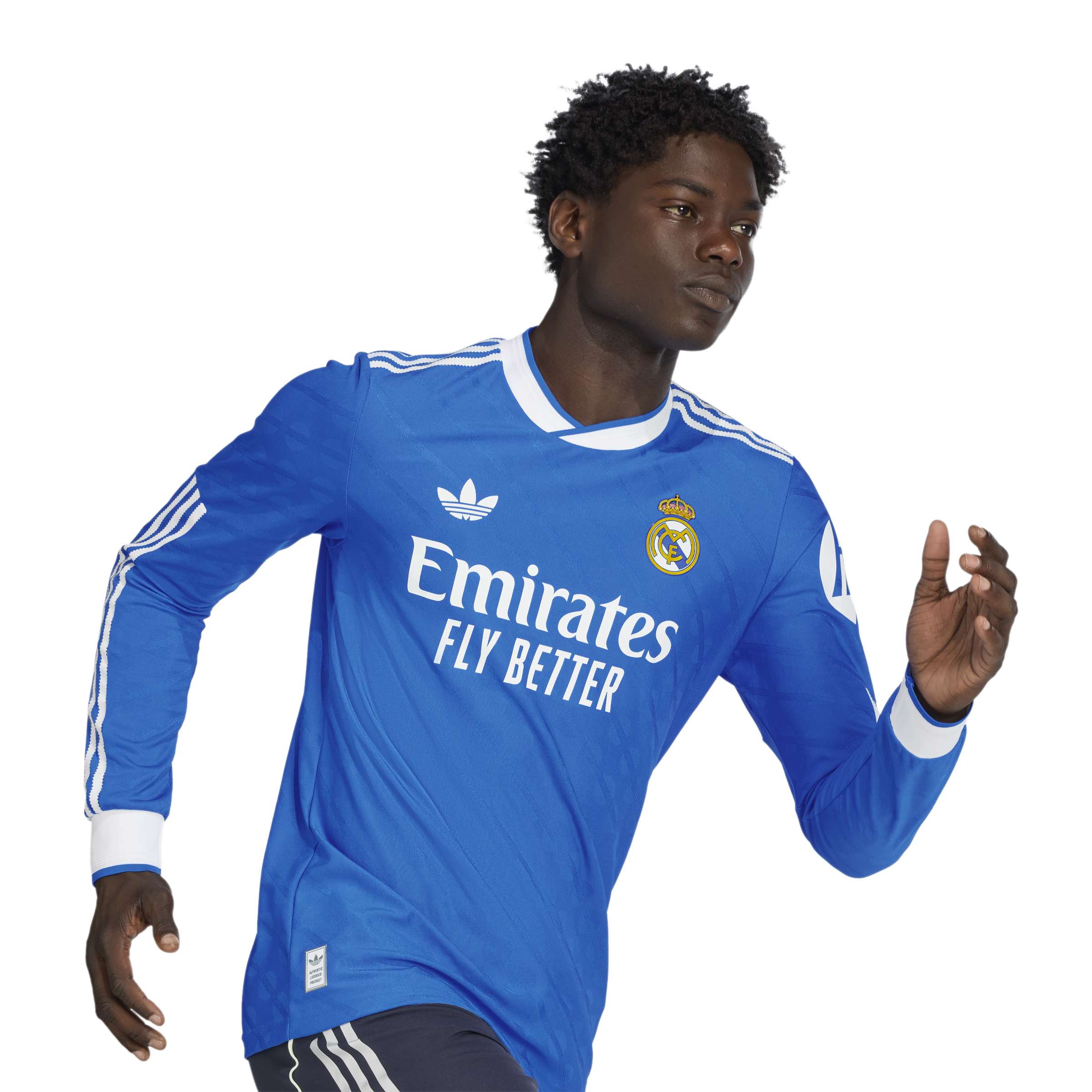 Camiseta Manga Larga Authentic Hombre Tercera Equipación Azul 25/26 - Image 3