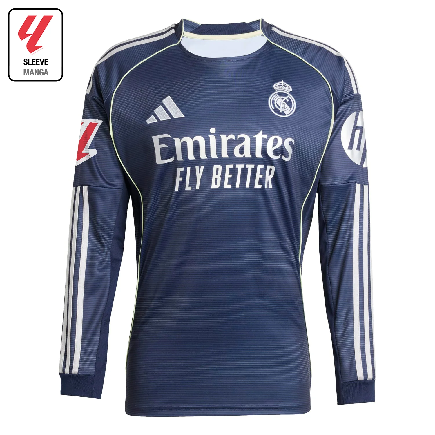 Camiseta Manga Larga Hombre Segunda Equipación 25/26 Azul Marino - Image 8