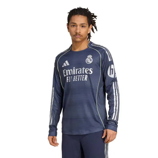 Camiseta Authentic Manga Larga Hombre Segunda Equipación 25/26 Azul Marino - Image 3