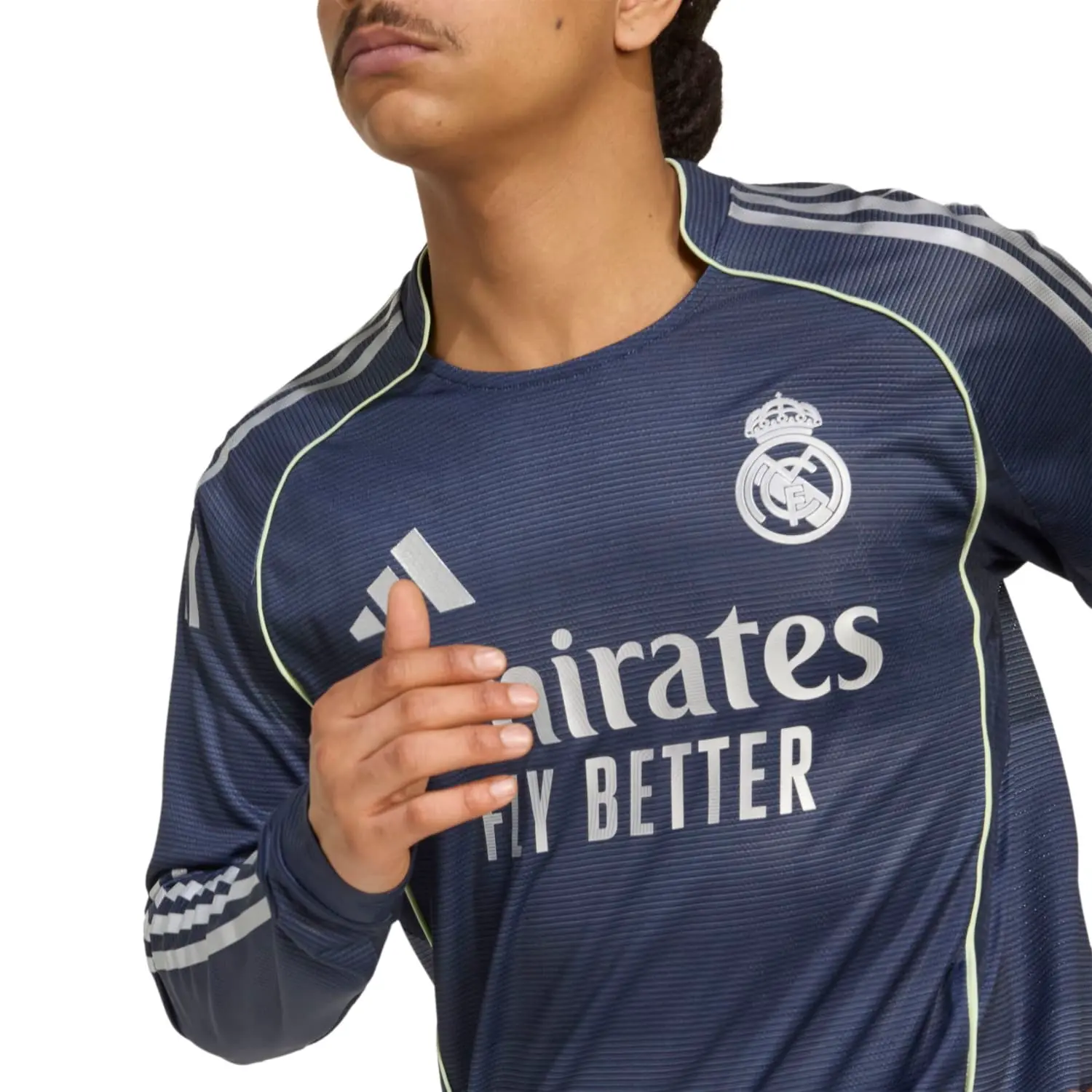 Camiseta Authentic Manga Larga Hombre Segunda Equipación 25/26 Azul Marino - Image 6
