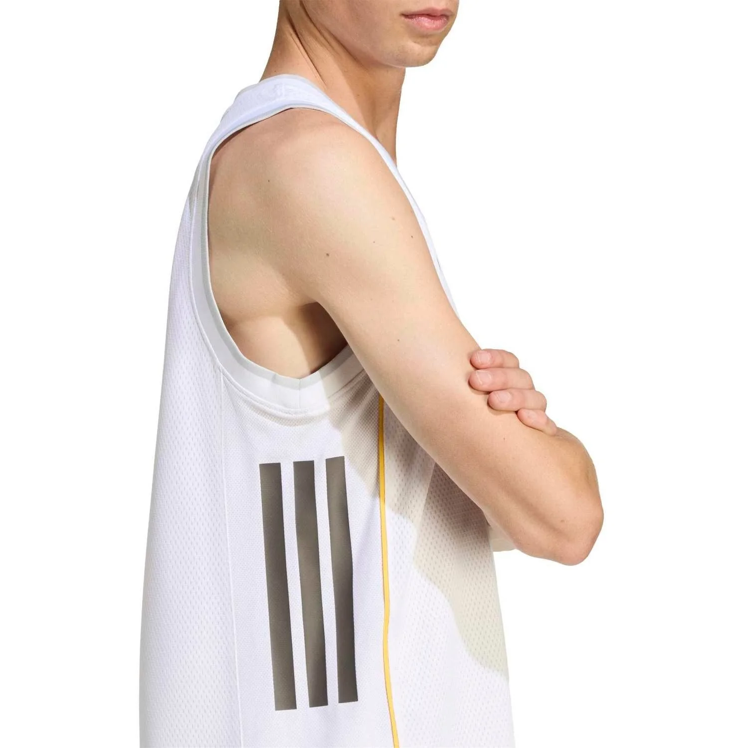 Camiseta Baloncesto Primera Equipación Hombre 25/26 Blanca - Image 5