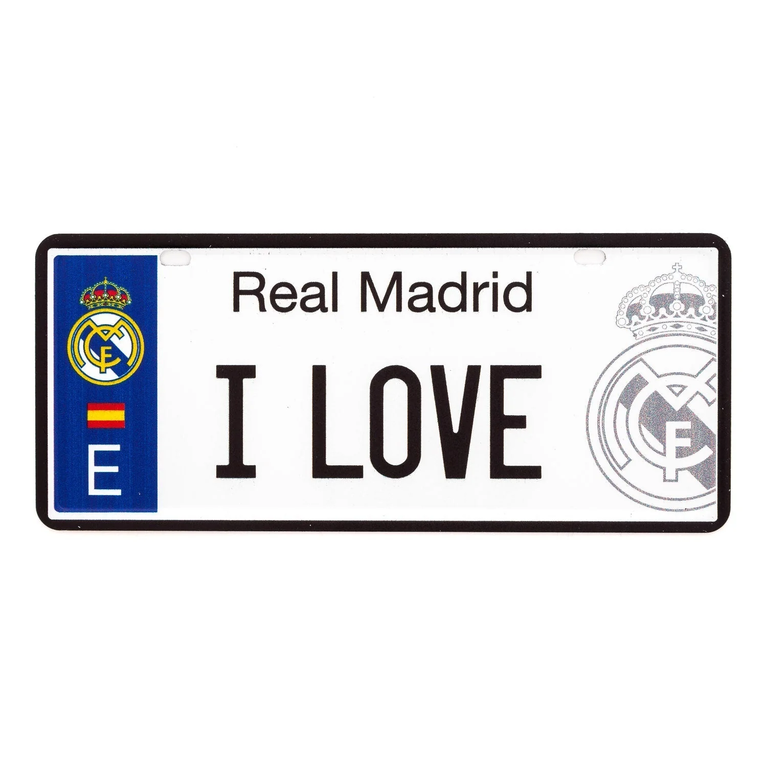 Real Madrid Matrícula I Love