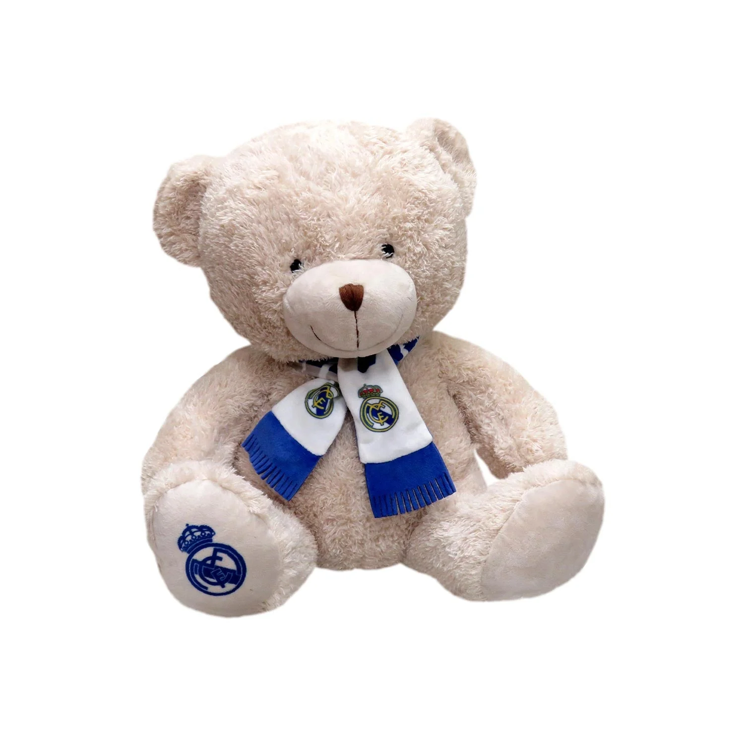 Osito Peluche Bufanda 35cm. Real Madrid