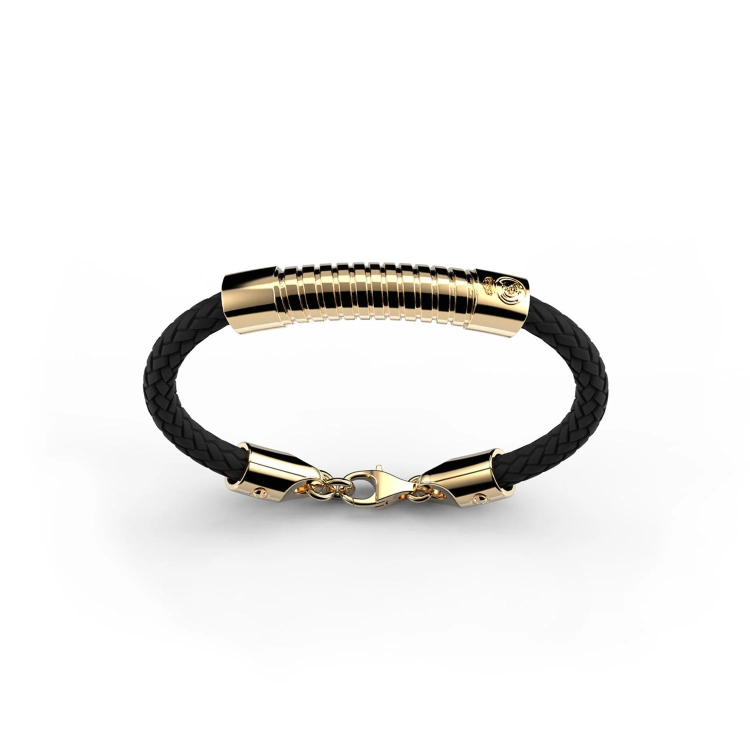 Pulsera Cuero Oro 22cm Real Madrid