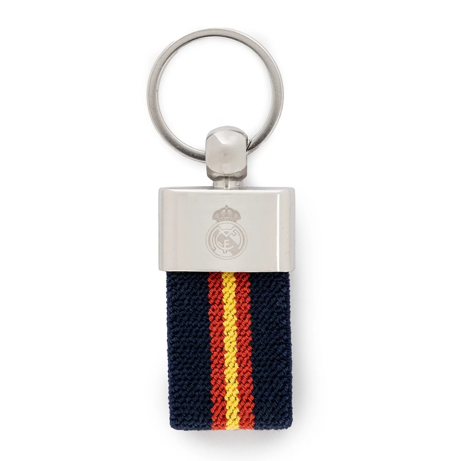 Llavero Tela Bandera España Azul Marino Real Madrid