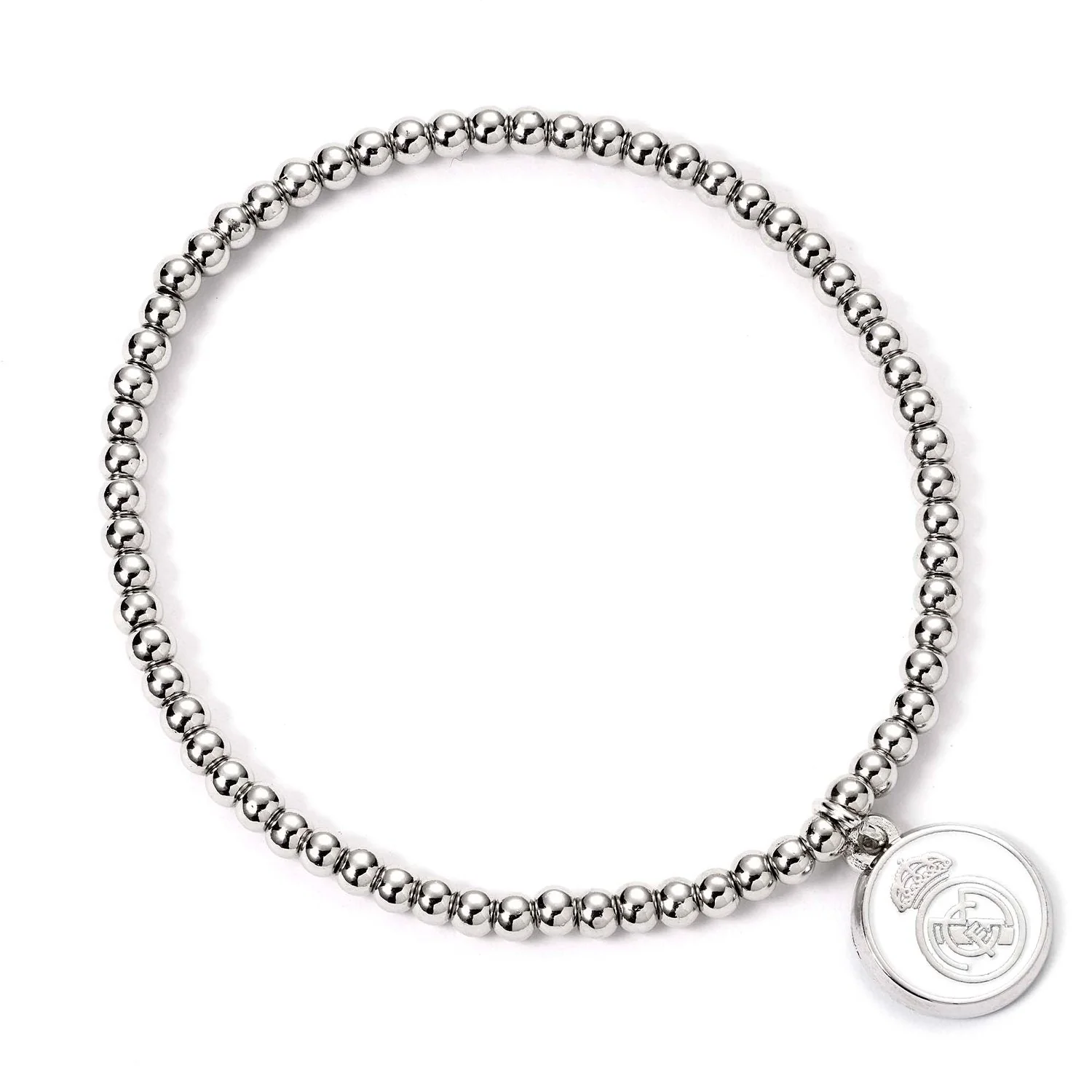 Brazalete disco plateado