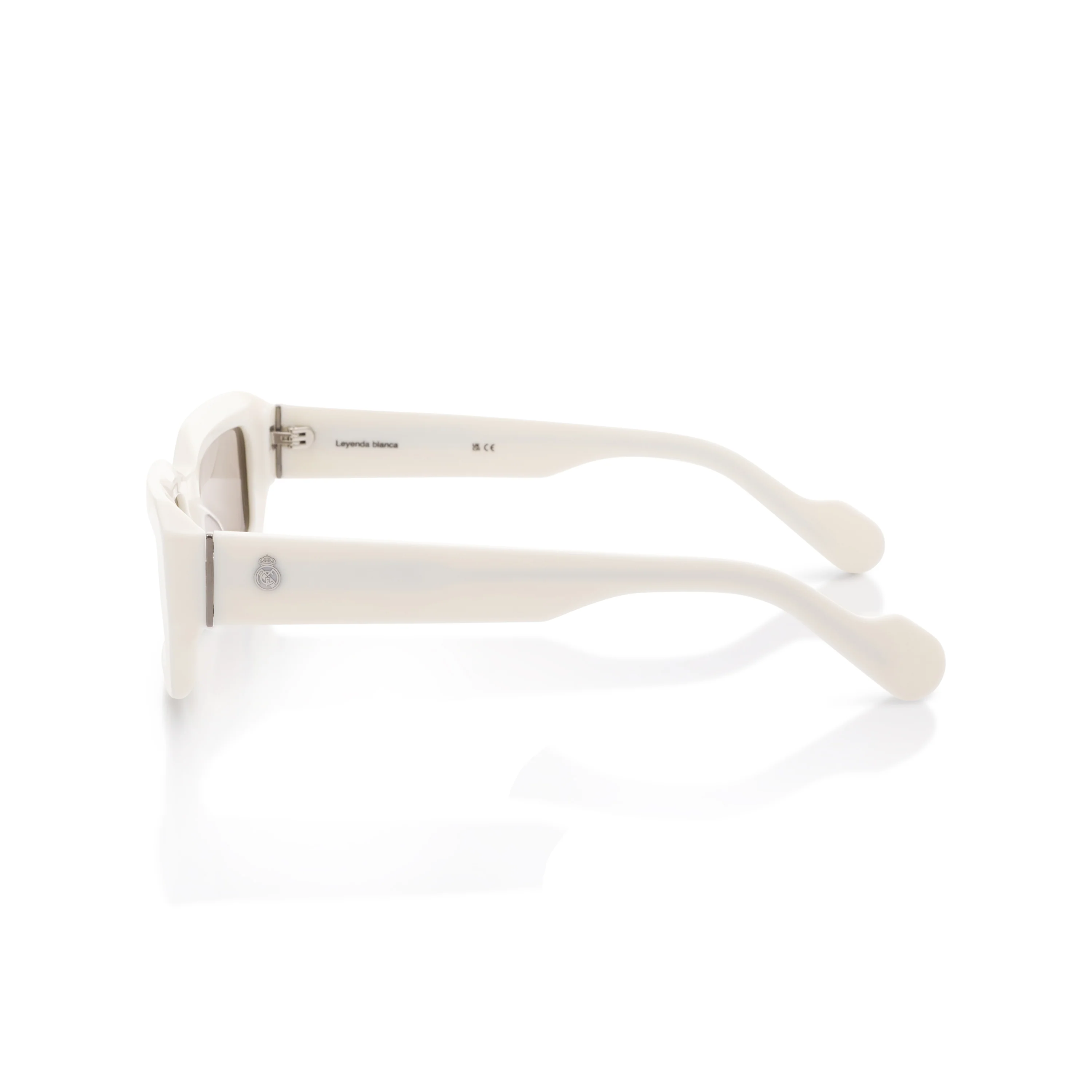 Gafas de Sol Cuadradas Real Madrid Acetato Blancas - Image 7