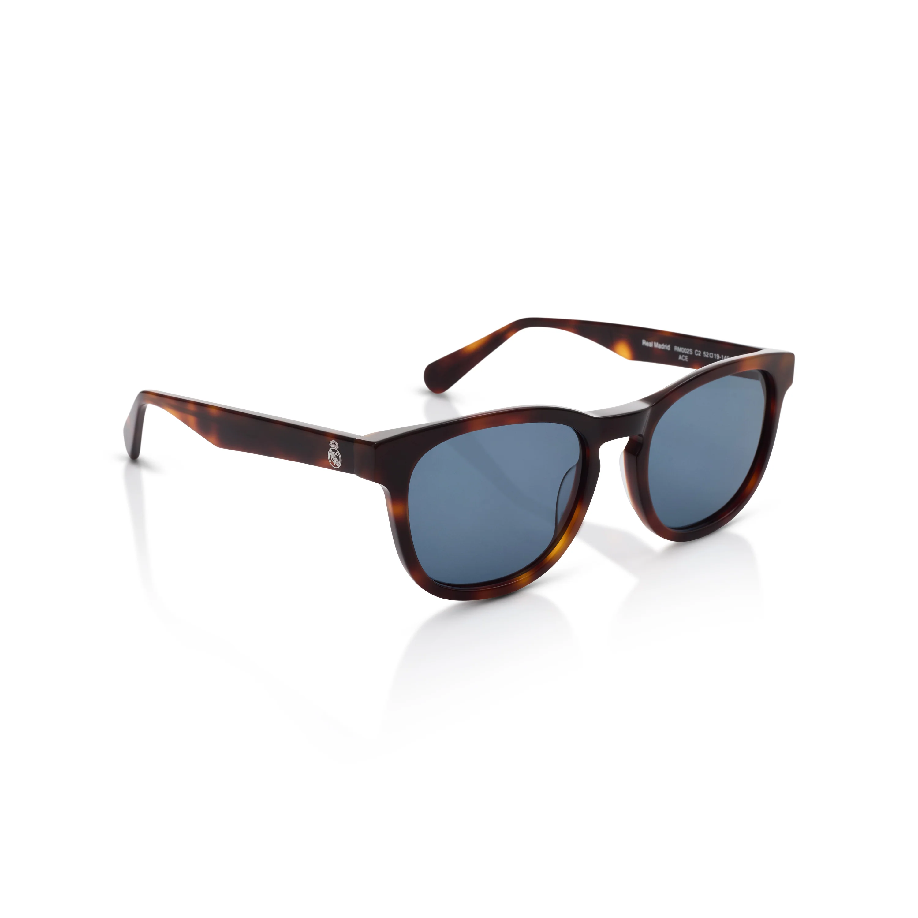 Gafas de Sol Redondas Real Madrid Acetato Tortuga - Image 3