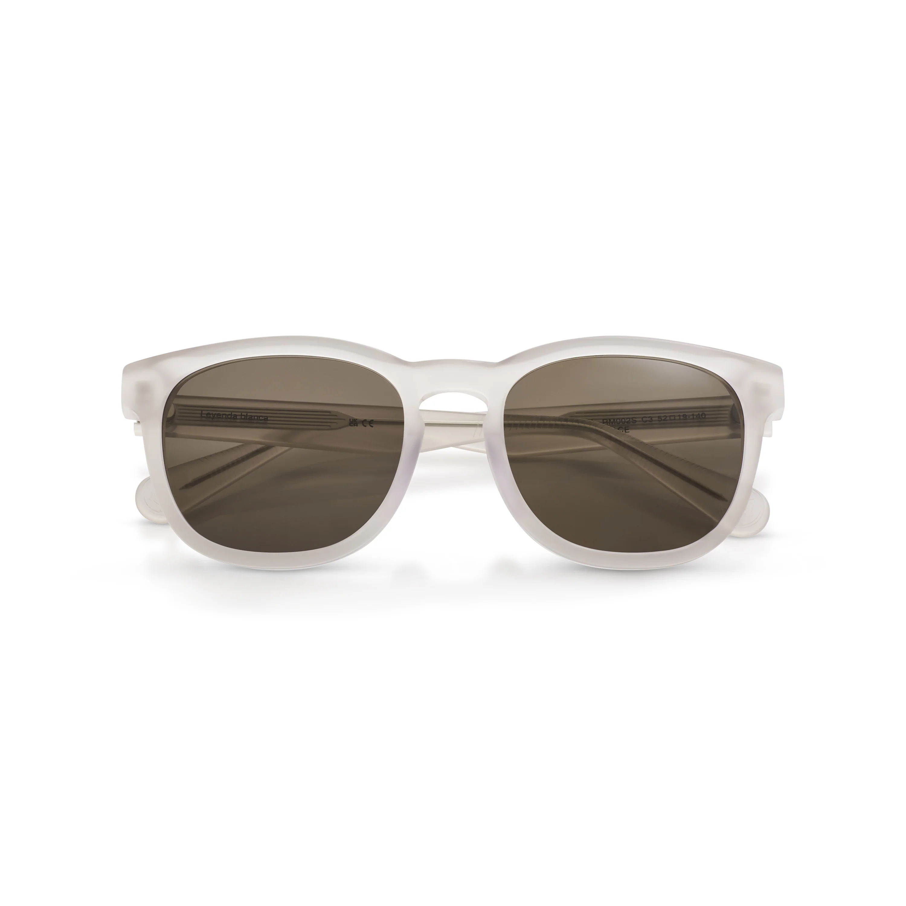 Gafas de Sol Redondas Real Madrid Acetato Blancas - Image 5