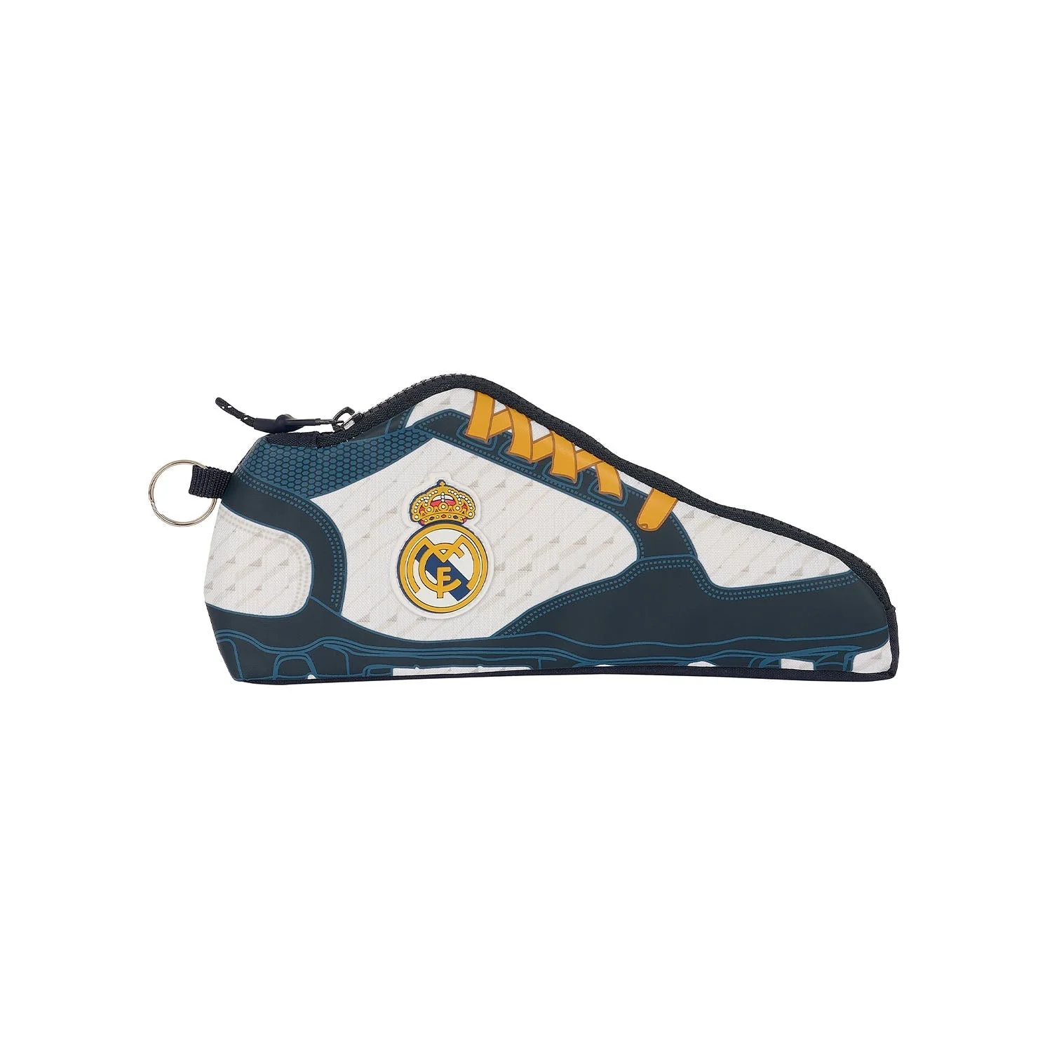 Estuche Zapatilla Blanco/Dorado