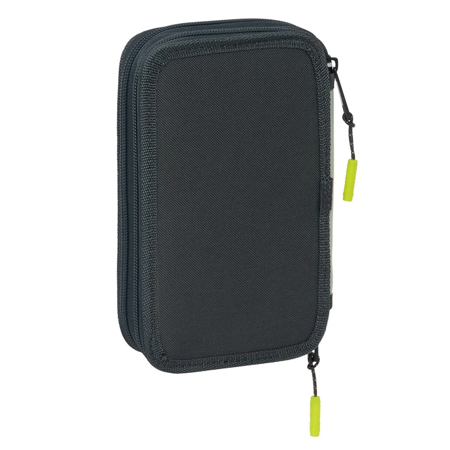 Double Filled Pencil Case White/Black - Image 5