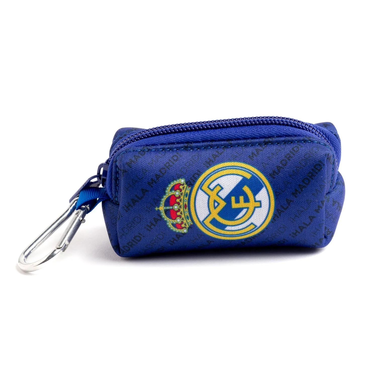 Dispensador Bolsitas Mascotas Azul Real Madrid