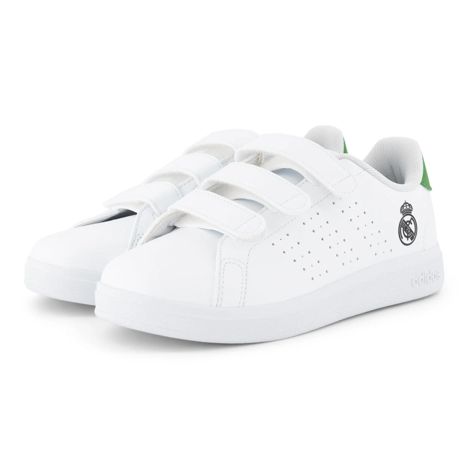Zapatillas Niño adidas Advantage 2.0 Blanco/Verde - Image 3