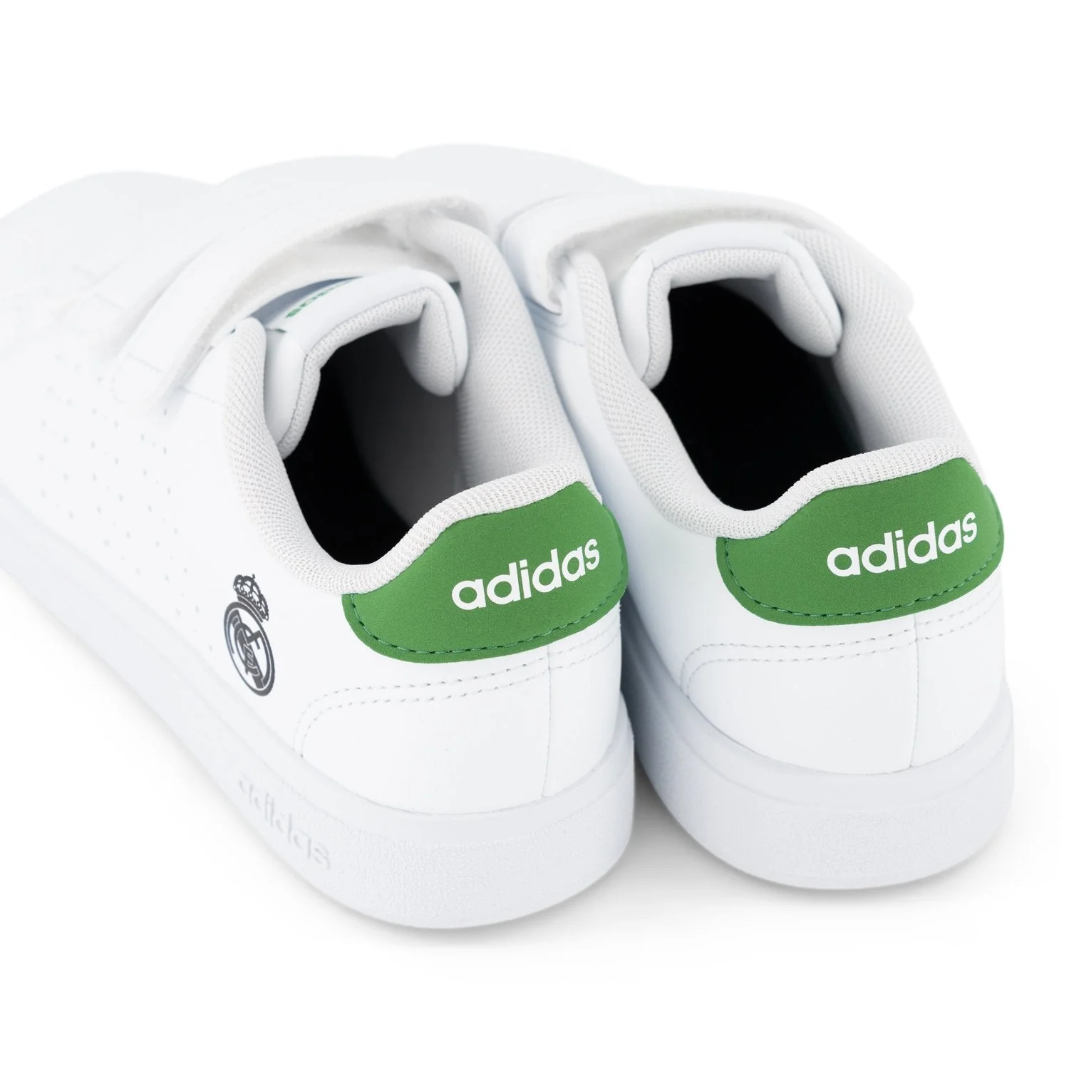 Zapatillas Niño adidas Advantage 2.0 Blanco/Verde - Image 4