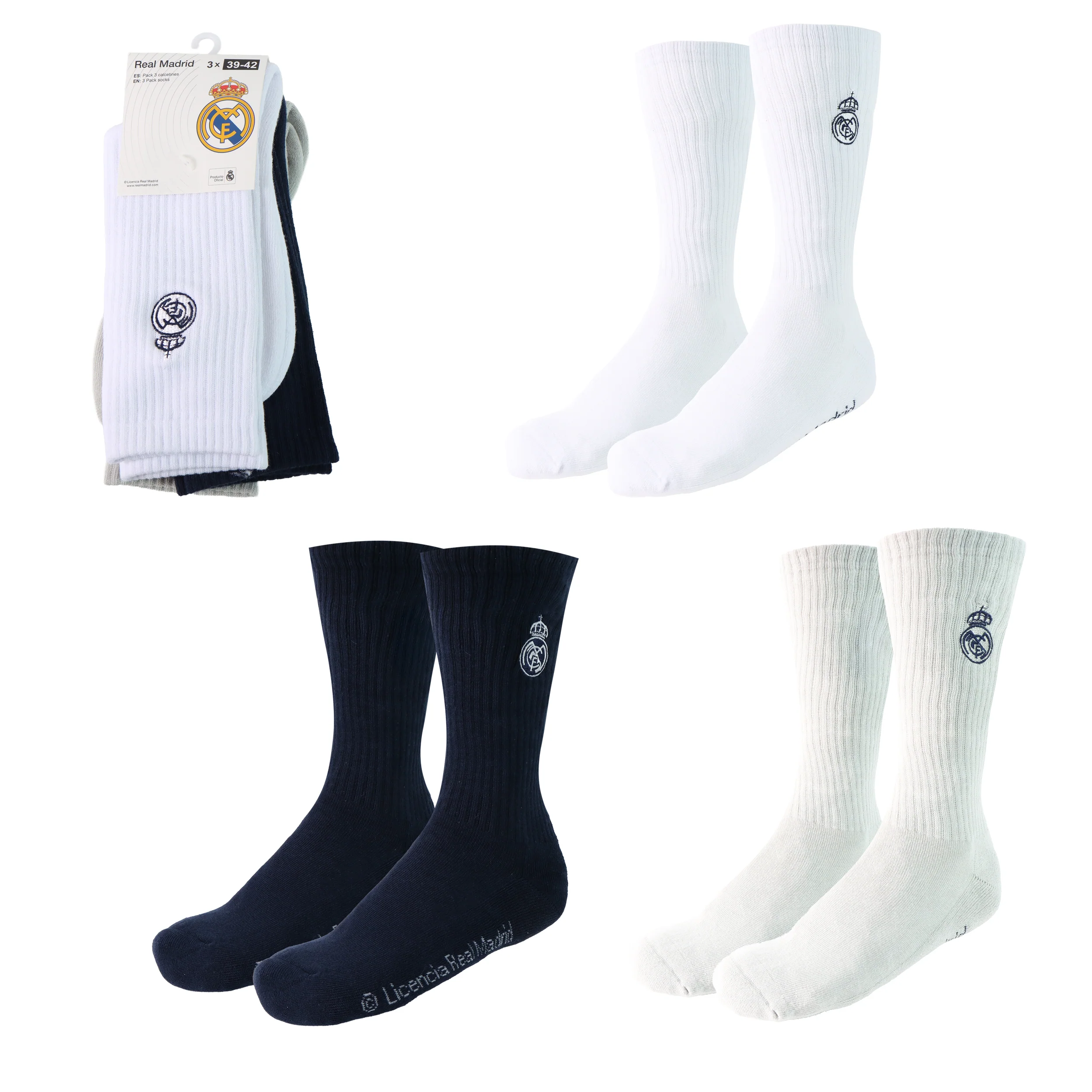 Pack de 3 Calcetines Largos Niño Multicolor