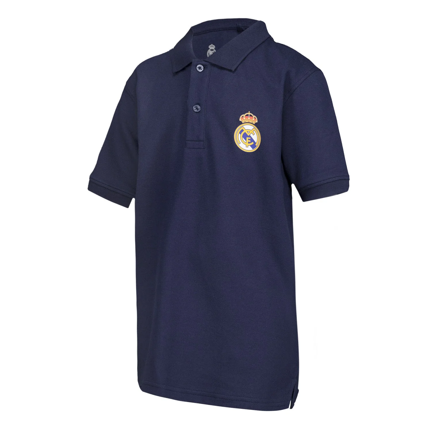 Polo Niños ECO Essentials Real Madrid Escudo Color Azul - Image 3