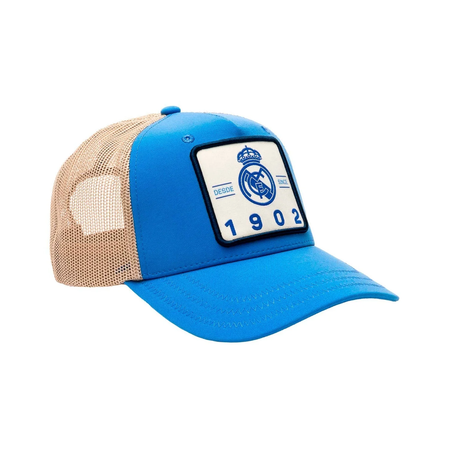 Gorra Rejilla Niños Cuadrado 1902 Azul