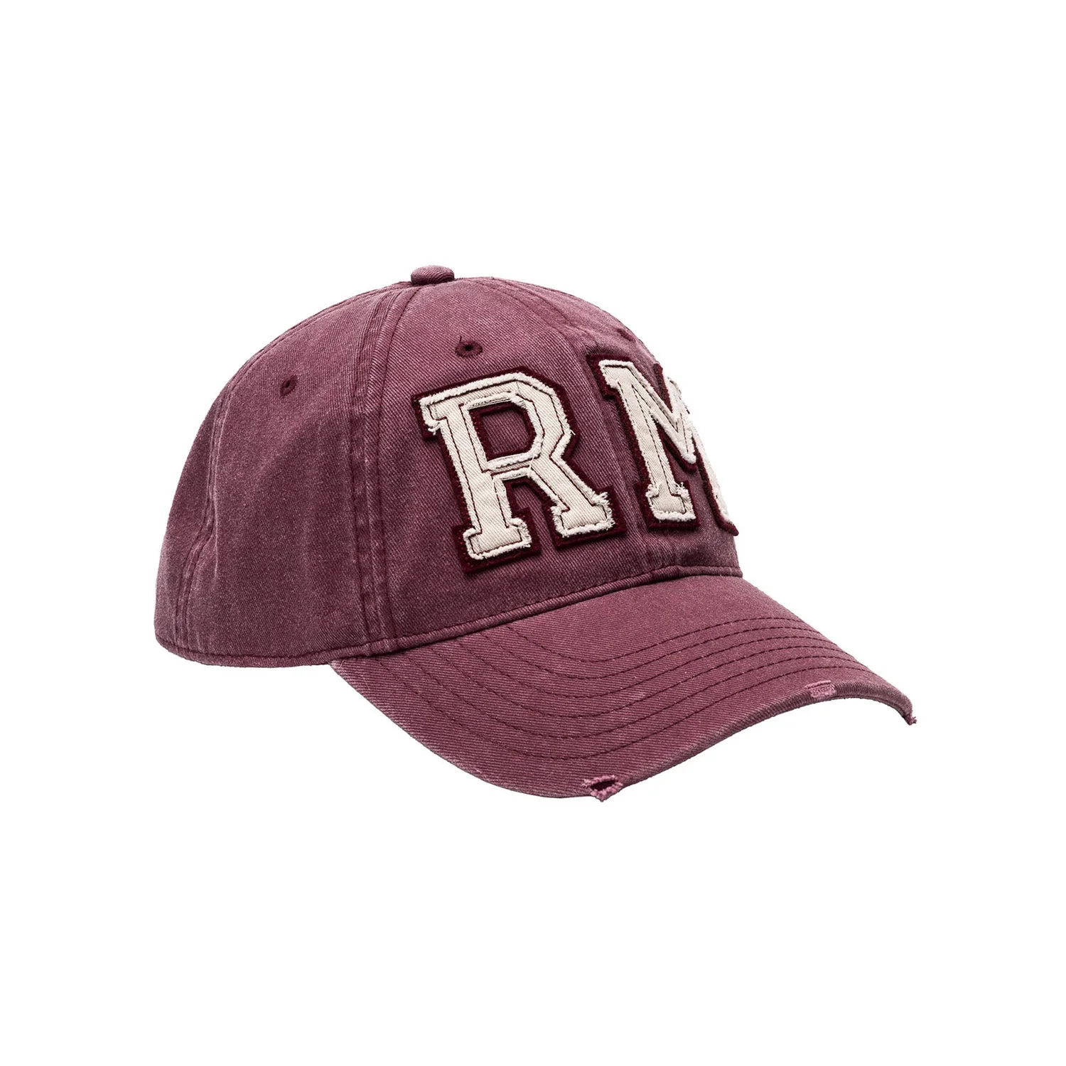 Gorra Desgastada Niños RM Granate