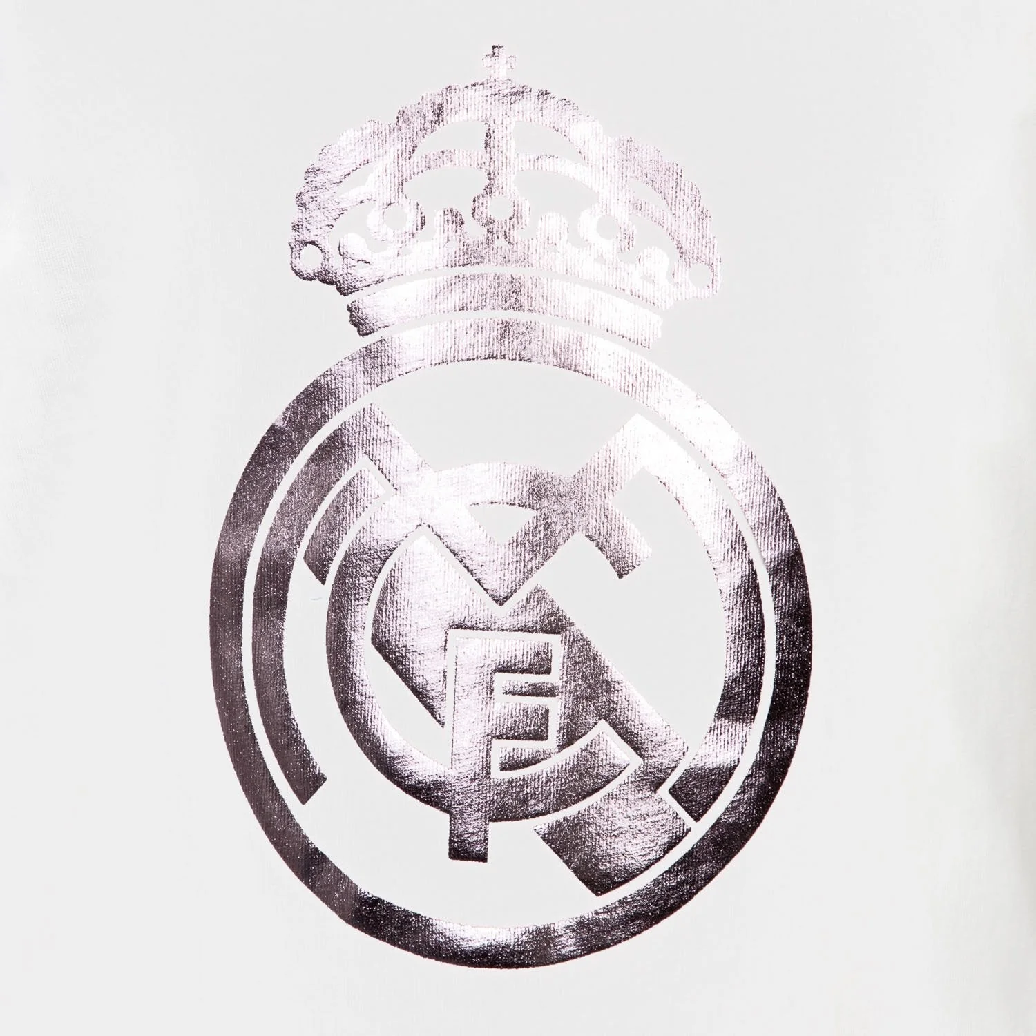 Camiseta Escudo Blanca/Plata Infantil Real Madrid - Image 2