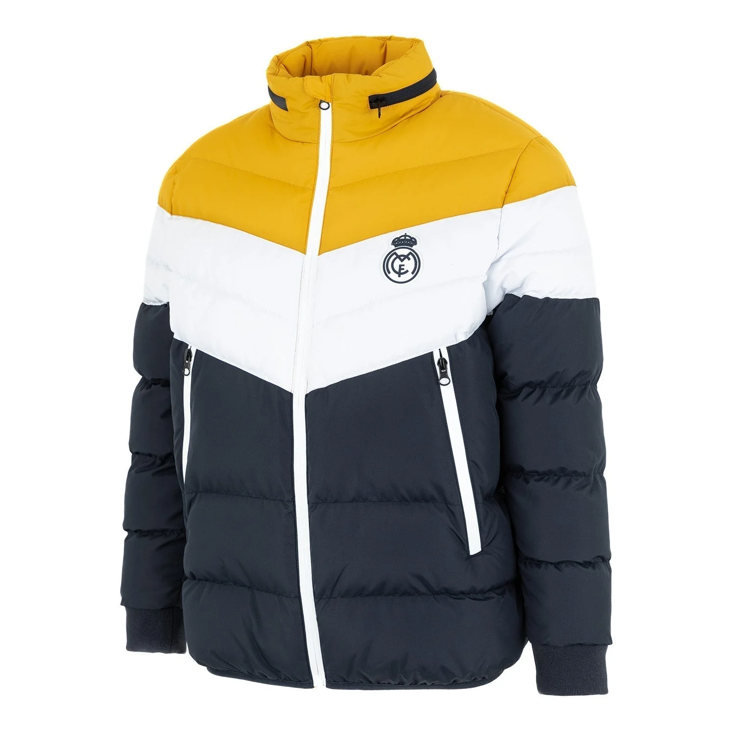 Chaqueta Outerwear Niños Acolchada Forma de V Azul - Image 3
