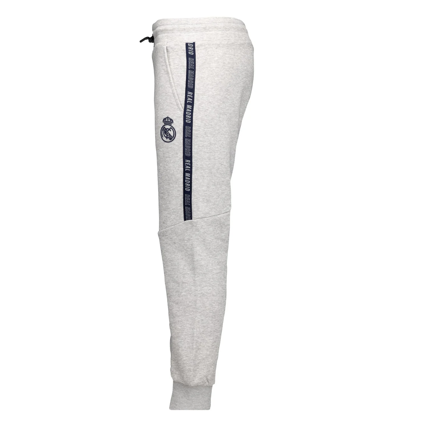 Pantalón Chándal Niños Kids on Tour Real Madrid Cinta Lateral Gris - Image 3