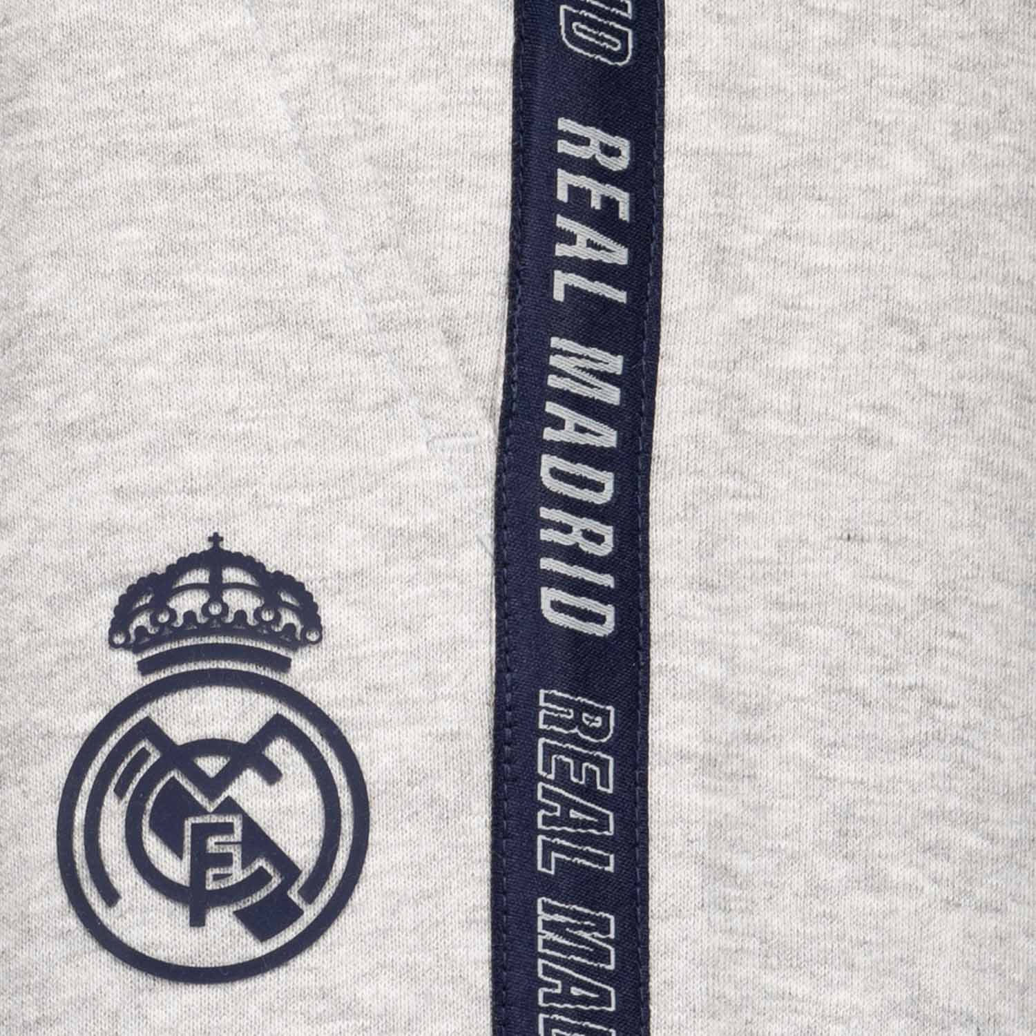 Pantalón Chándal Niños Kids on Tour Real Madrid Cinta Lateral Gris - Image 5