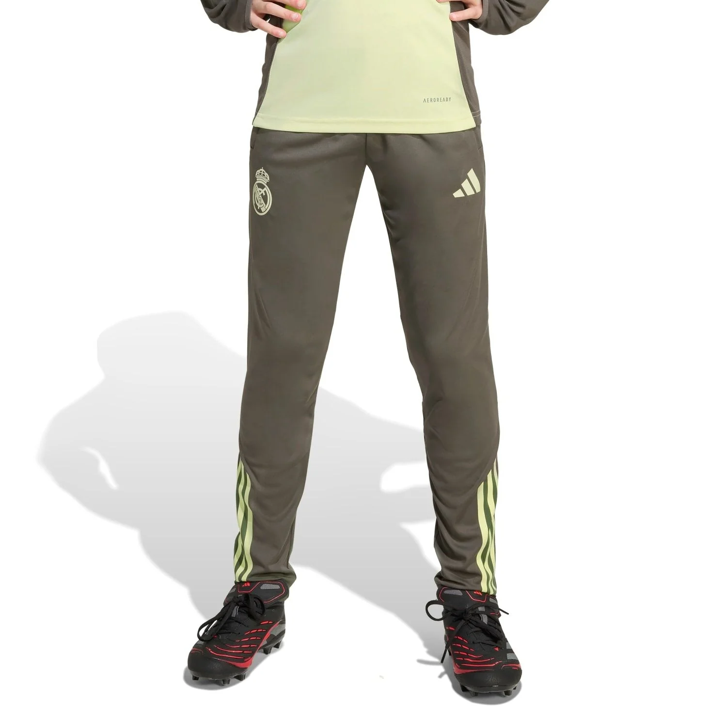 Pantalones Niños adidas Entrenamiento 25/26 Caqui Oscuro - Image 3