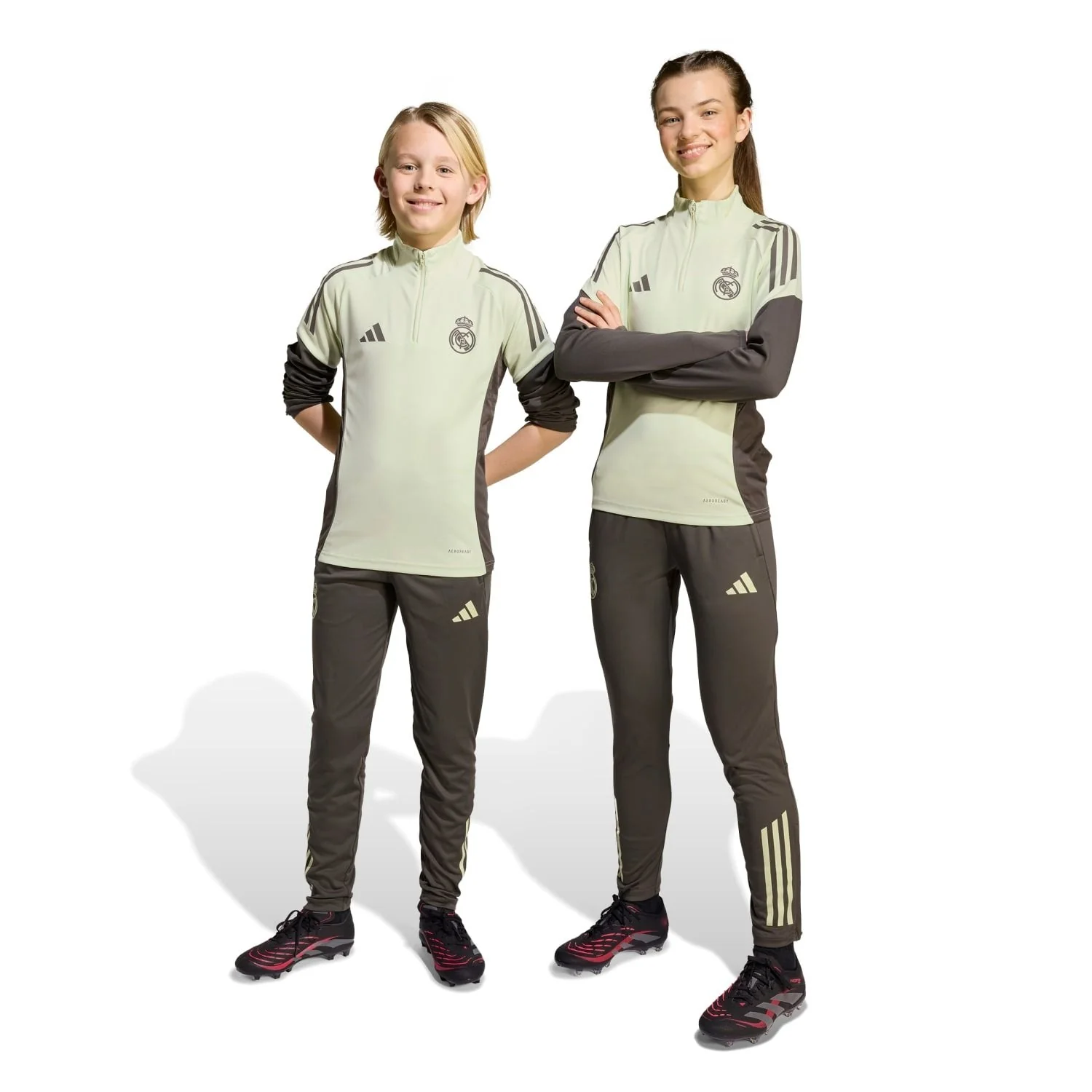 Pantalones Niños adidas Entrenamiento 25/26 Caqui Oscuro - Image 5