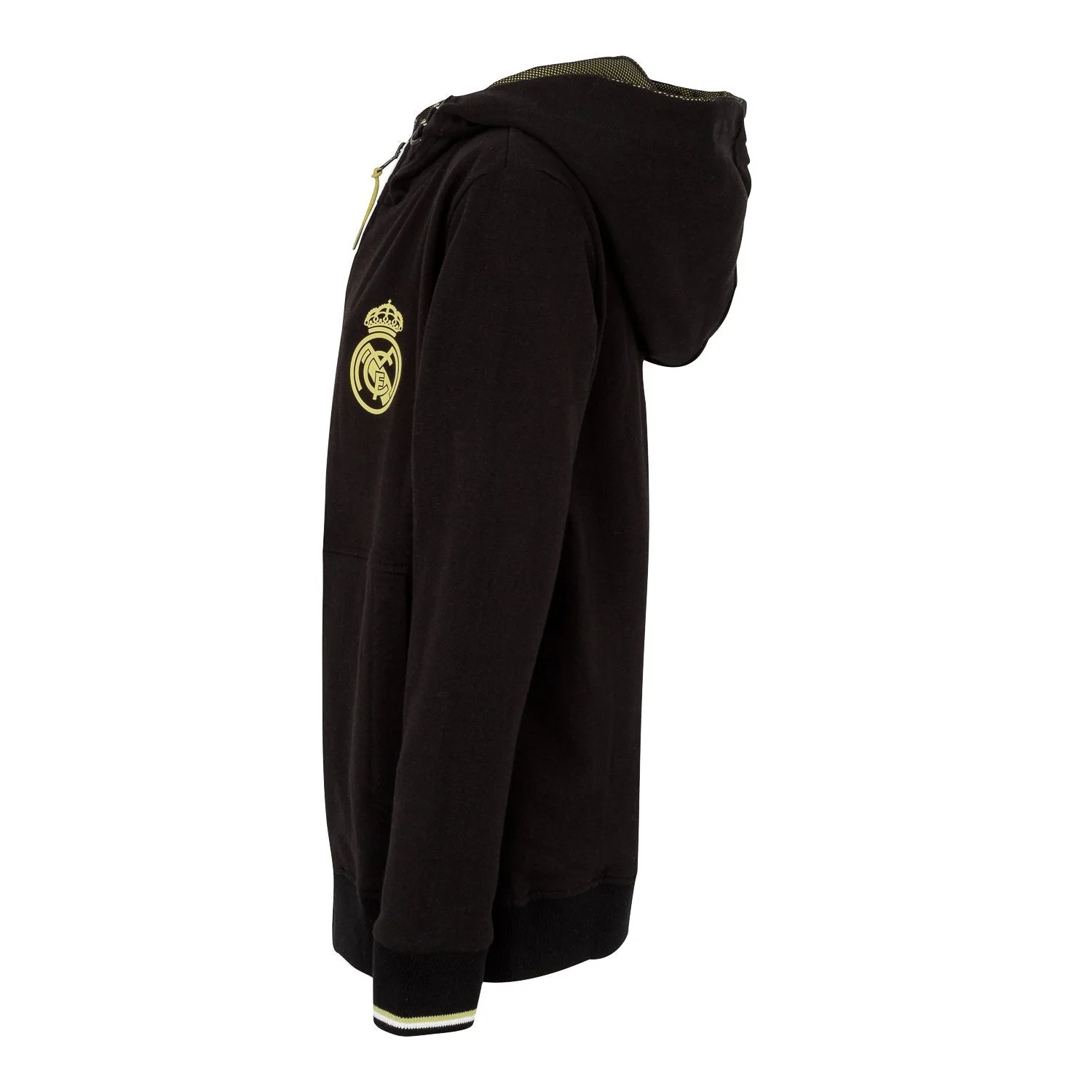 Chaqueta Capucha Chándal Niños Negra/Lima - Image 2